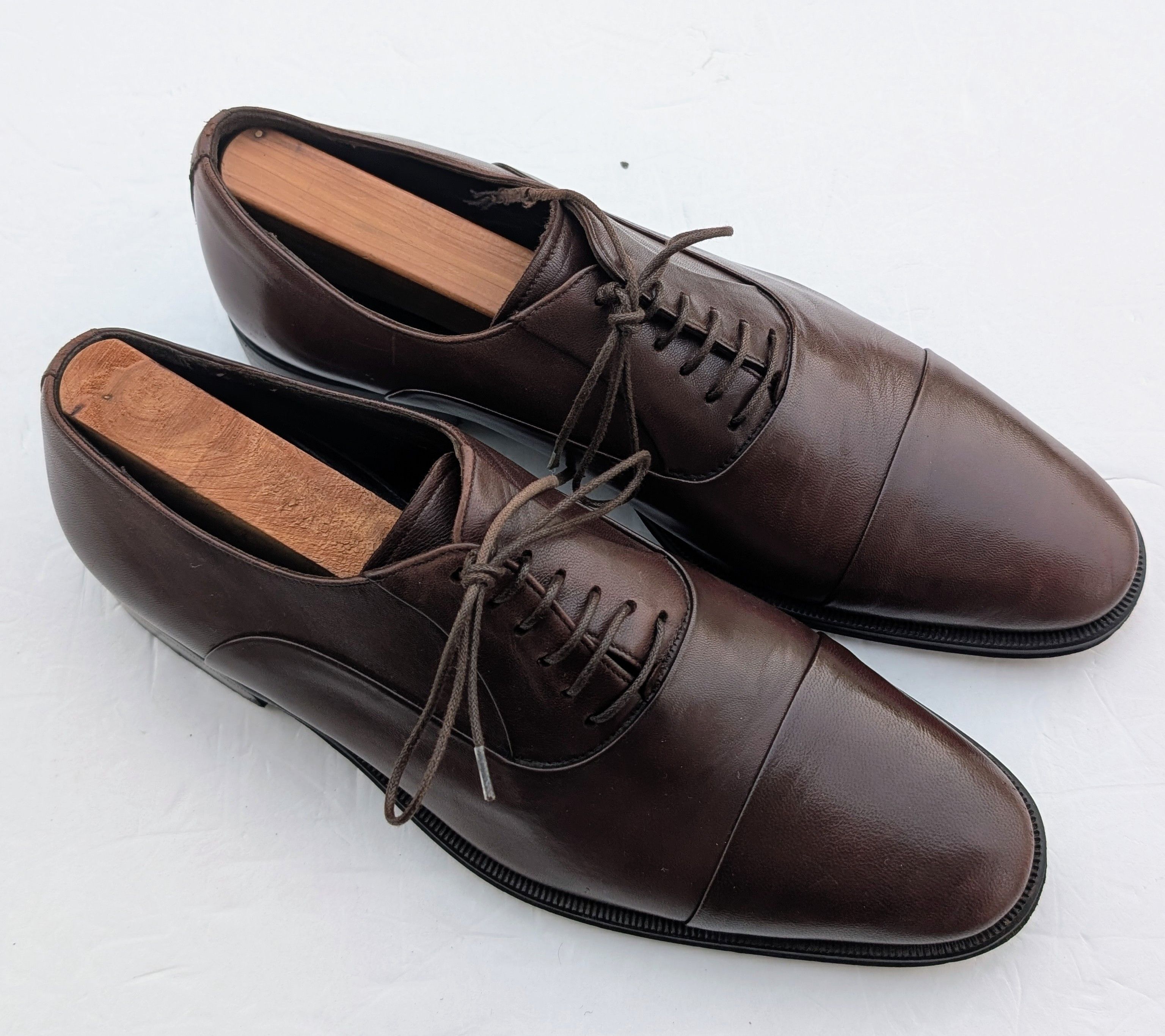 Bruno Magli Bruno Magli Maioco Italian Brown Oxfords Size 9.5 M Brown Size US 9.5 / EU 42-43 - 3 Thumbnail