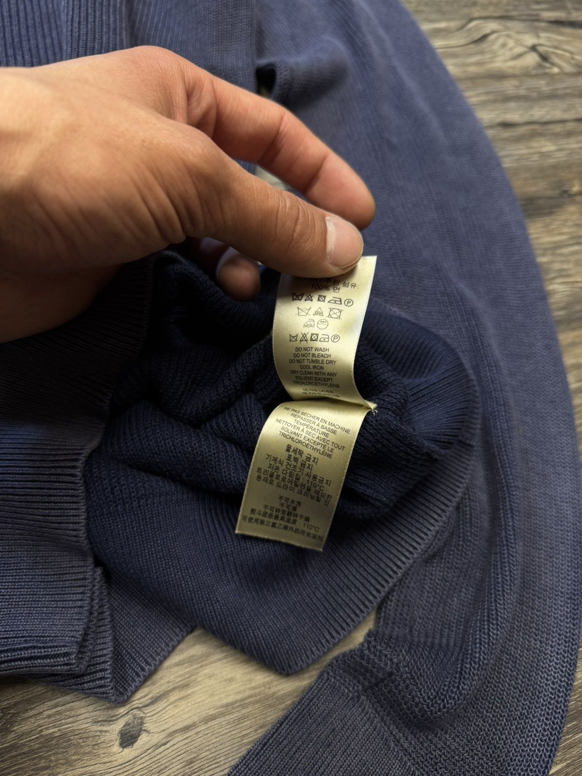 Burberry BURBERRY RIBBED HENLEY LONGSLEEVE Size US S / EU 44-46 / 1 - 6 Thumbnail