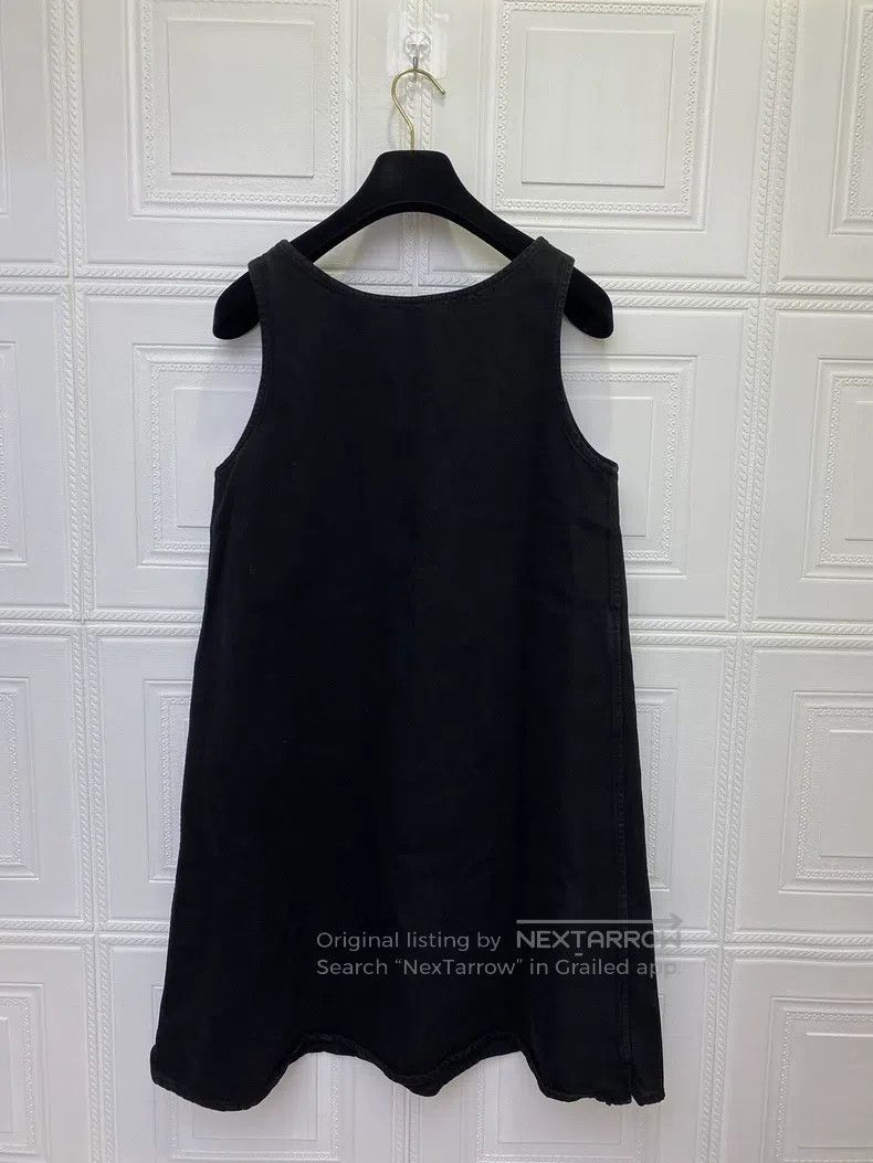 Prada Prada Black-gray sleeveless dress Size XS / US 0-2 / IT 36-38 - 3 Thumbnail
