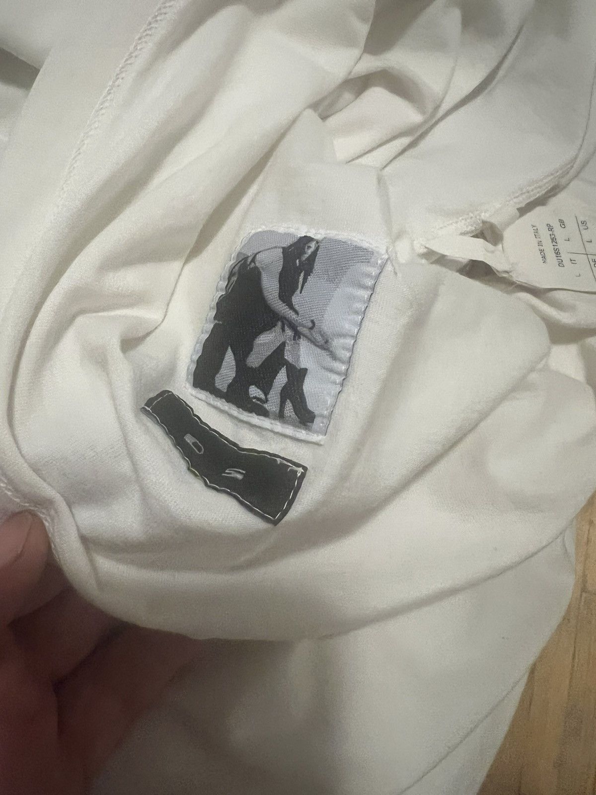 Rick Owens Drkshdw S/S16 Nylon Patch Short Sleeve Shirt Size US M / EU 48-50 / 2 - 5 Thumbnail