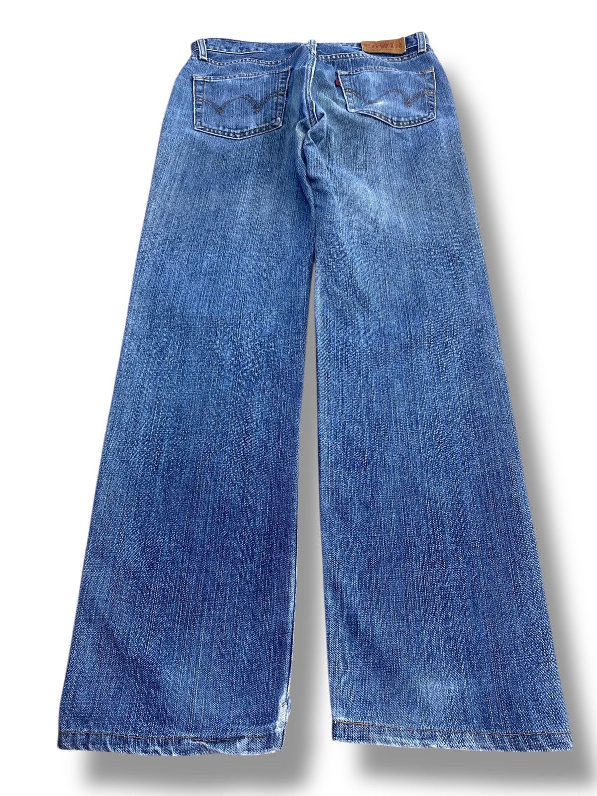 Edwin Edwin Acid Blue Wash Style Loose Jeans Size US 28 / EU 44 - 3 Thumbnail