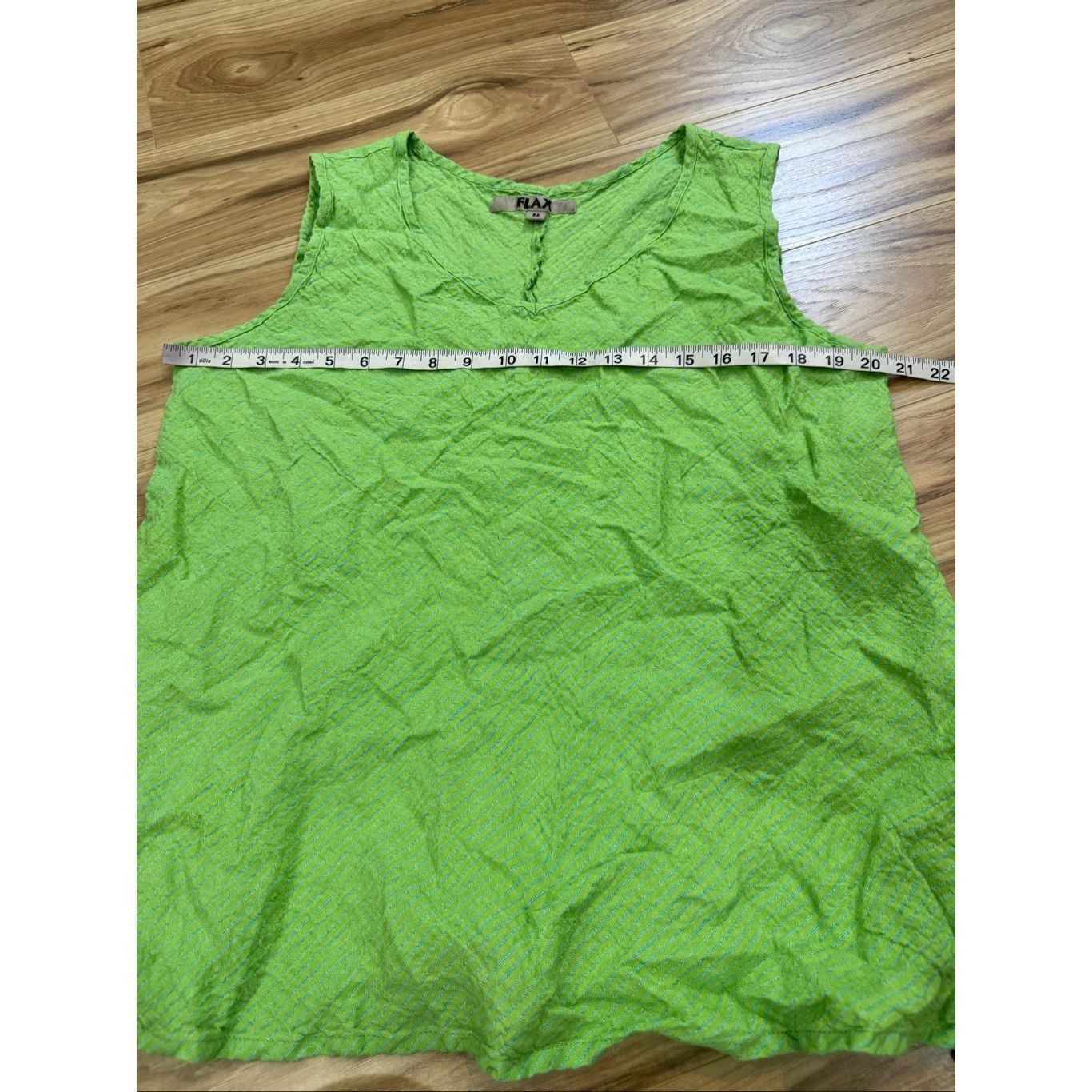 FLAX Flax linen sleeveless striped top sz Medium Size M / US 6-8 / IT 42-44 - 7 Thumbnail
