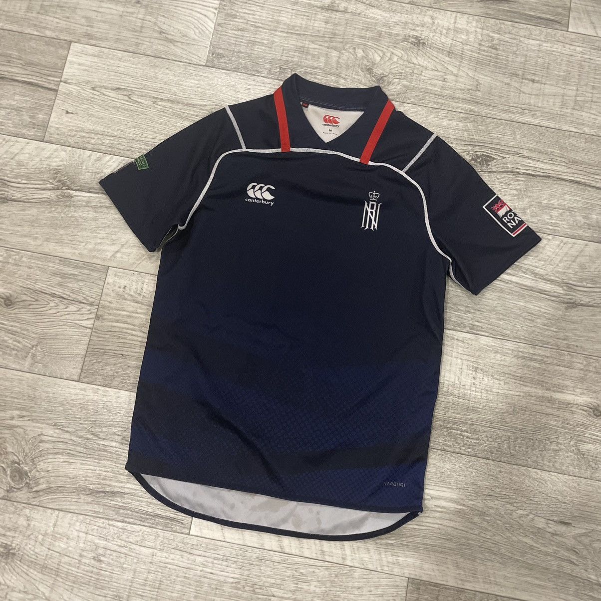 Canterbury of New Zealand royal navy rugby Canterbury new Zealand Jersey tee shirt Size US M / EU 48-50 / 2 - 1 Thumbnail