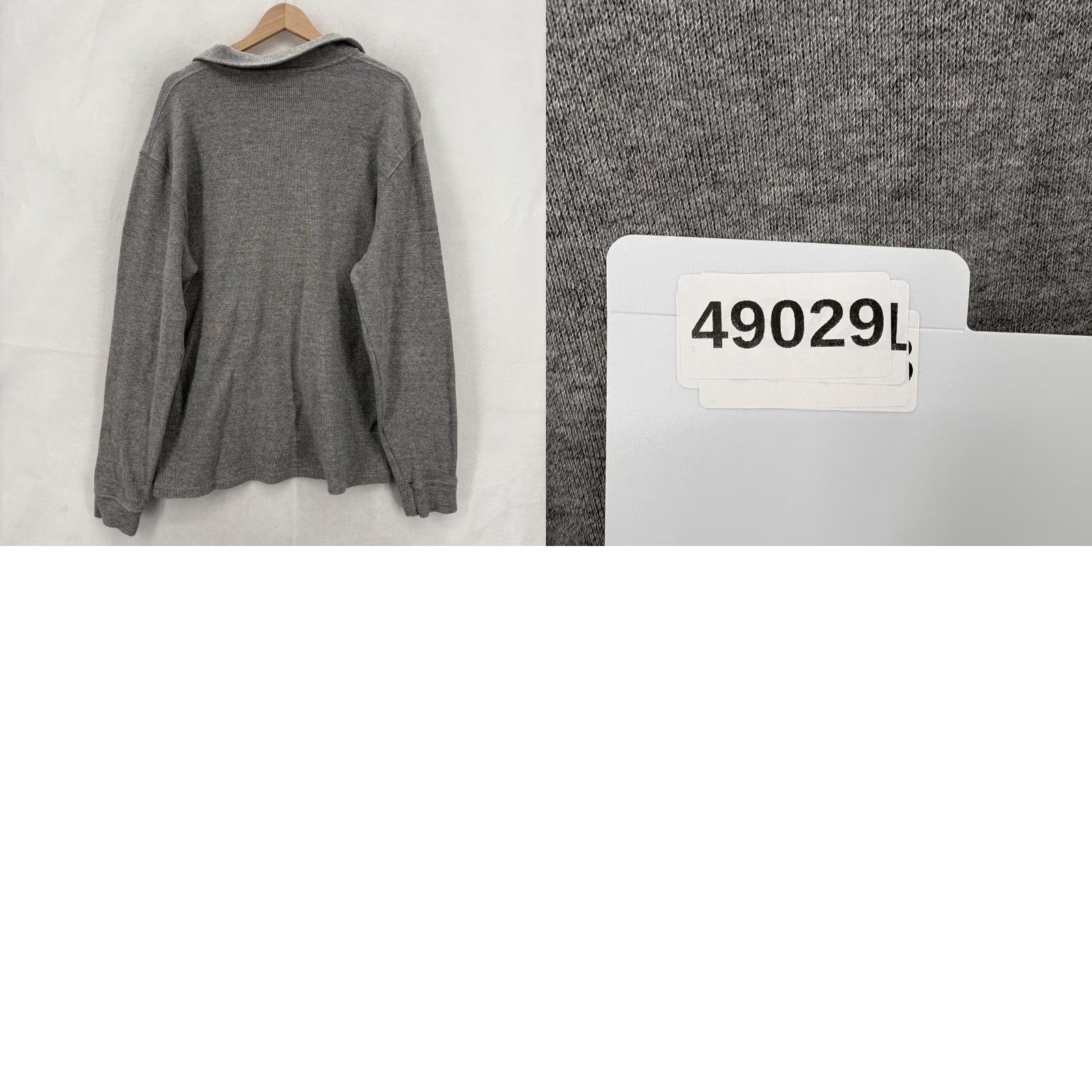 Polo Ralph Lauren Polo Ralph Lauren Sweater Shirt Mens XL Gray Cotton 1/2 Zip Collared Pullover Preppy Size US XL / EU 56 / 4 - 9 Thumbnail