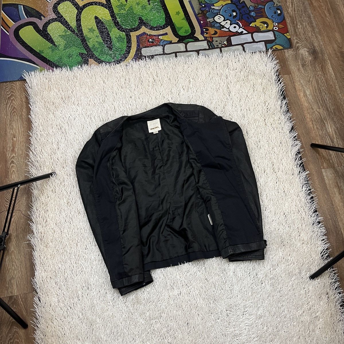 Diesel Diesel Leather Jacket vintage women black size small biker Size S / US 4 / IT 40 - 4 Thumbnail