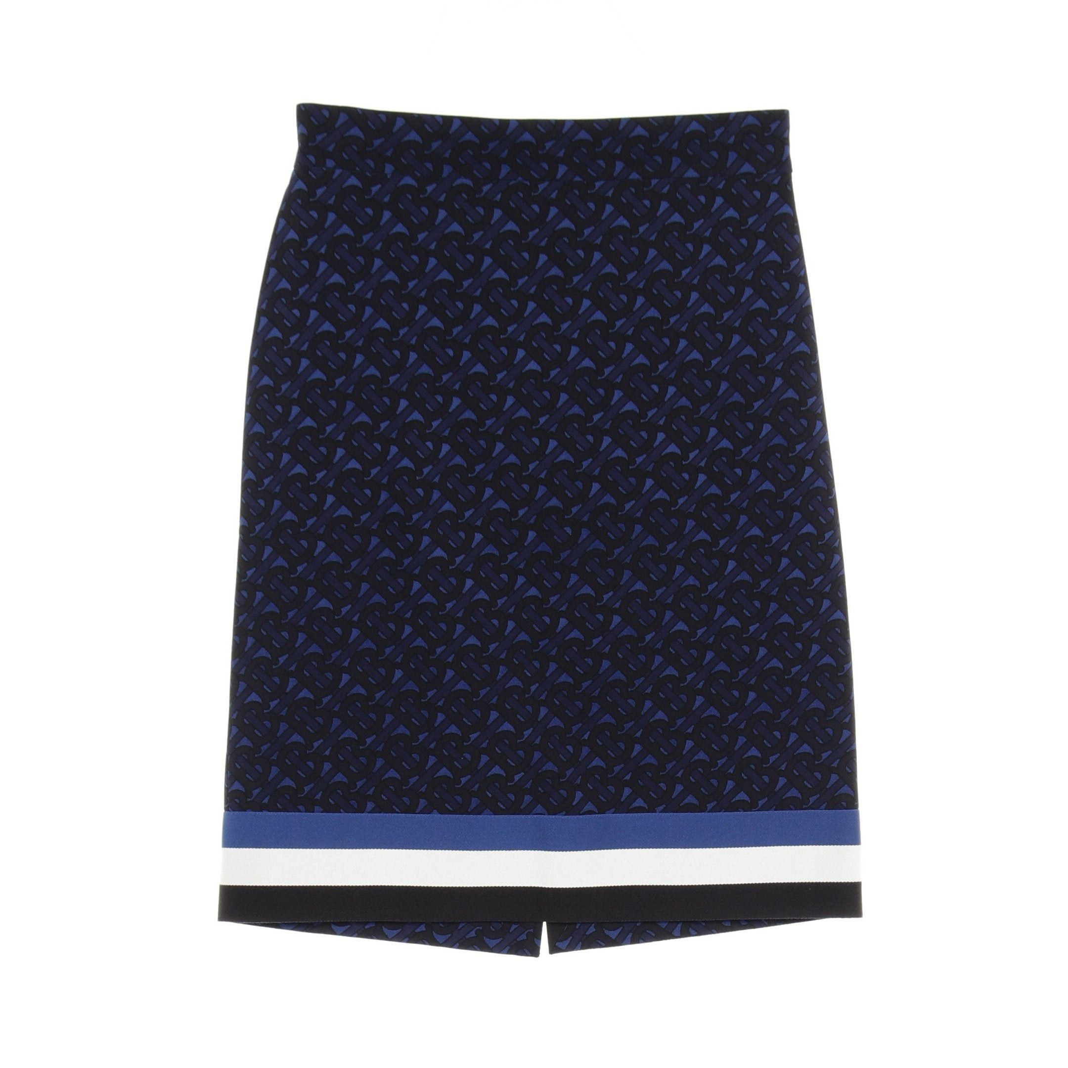 Skirt Wool Dark Blue Multicolor