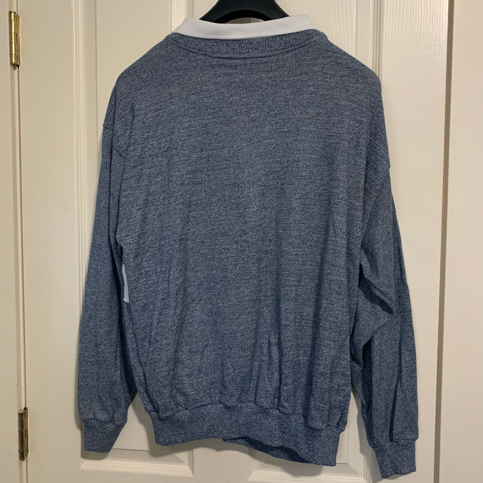 St. Johns Bay St. John’s Bay Color Block Double Collared Long Sleeve LT Size US L / EU 52-54 / 3 - 4 Thumbnail
