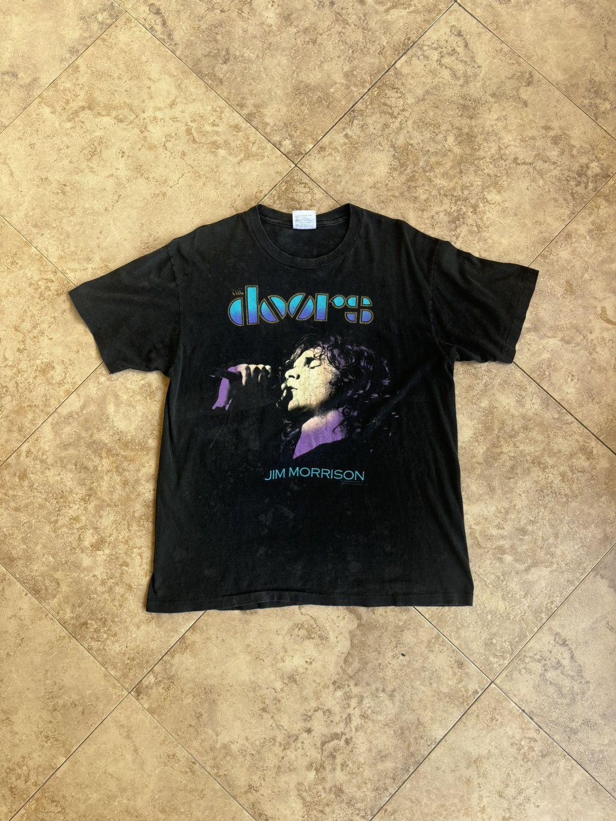 Hanes × Vintage The Doors: Dance on Fire Jim Morrison 90s Hanes shirt 1990 Size US L / EU 52-54 / 3 - 1 Thumbnail