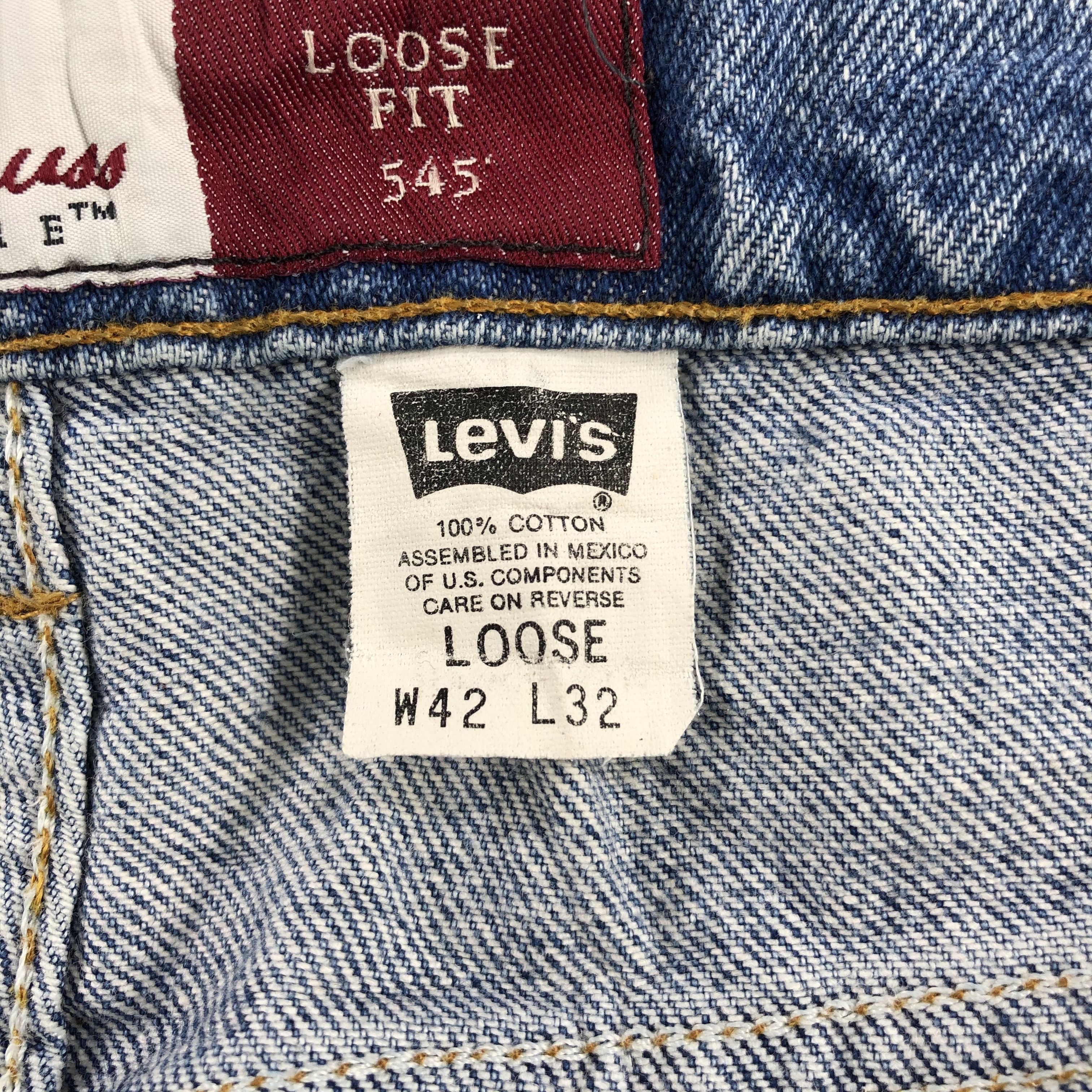 Levi's Vintage Light Wash Levis 545 Jeans-J2191 Size US 40 / EU 56 - 11 Thumbnail