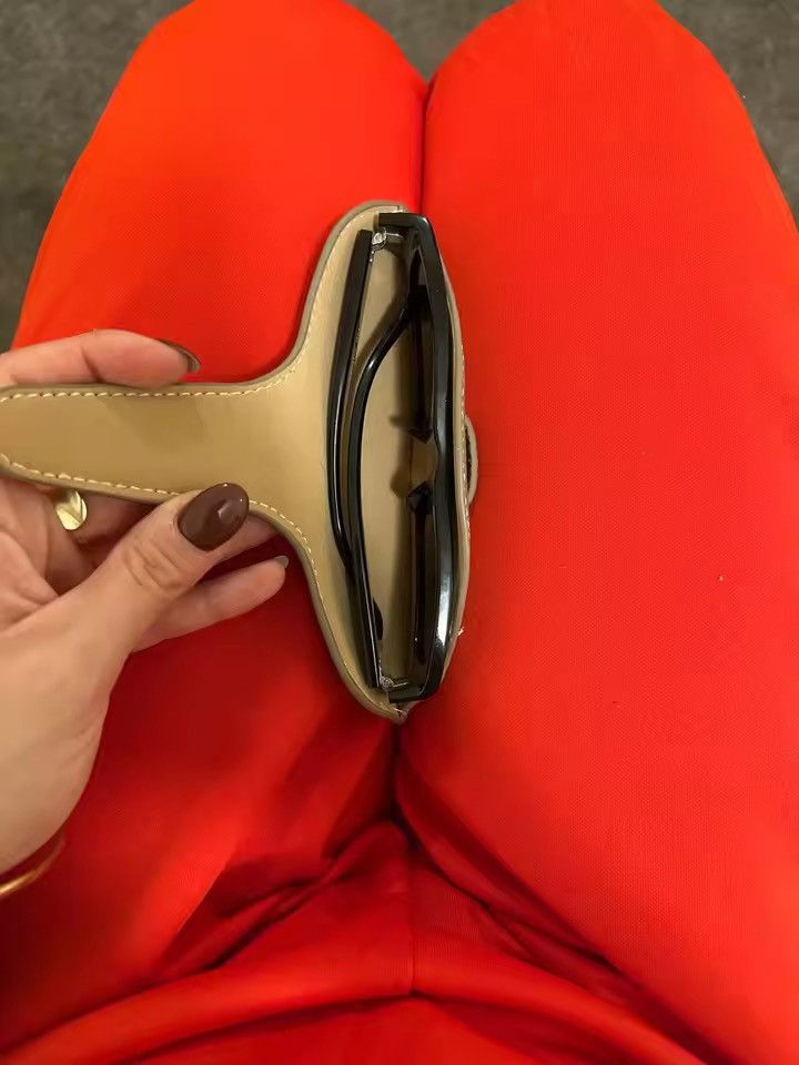 Vintage Leather Soft Glasses Bag Size ONE SIZE - 6 Thumbnail