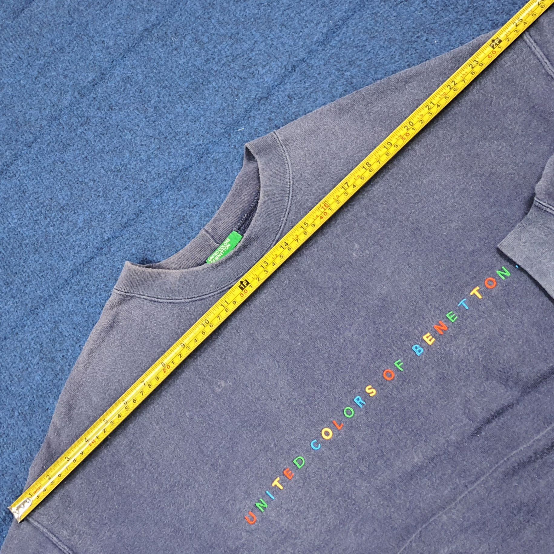United Colors Of Benetton Vtg United Colors of Benetton Sweatshirt Oversized C291N20 Size US XL / EU 56 / 4 - 7 Thumbnail