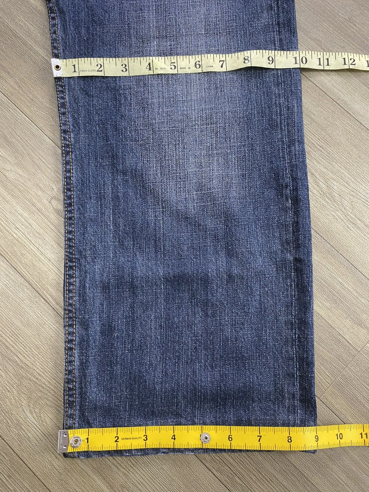 Japanese Brand 2000s Karakuri Tamashii Ed Hardy Style Embroidery Koi Jeans Size US 32 / EU 48 - 18 Thumbnail