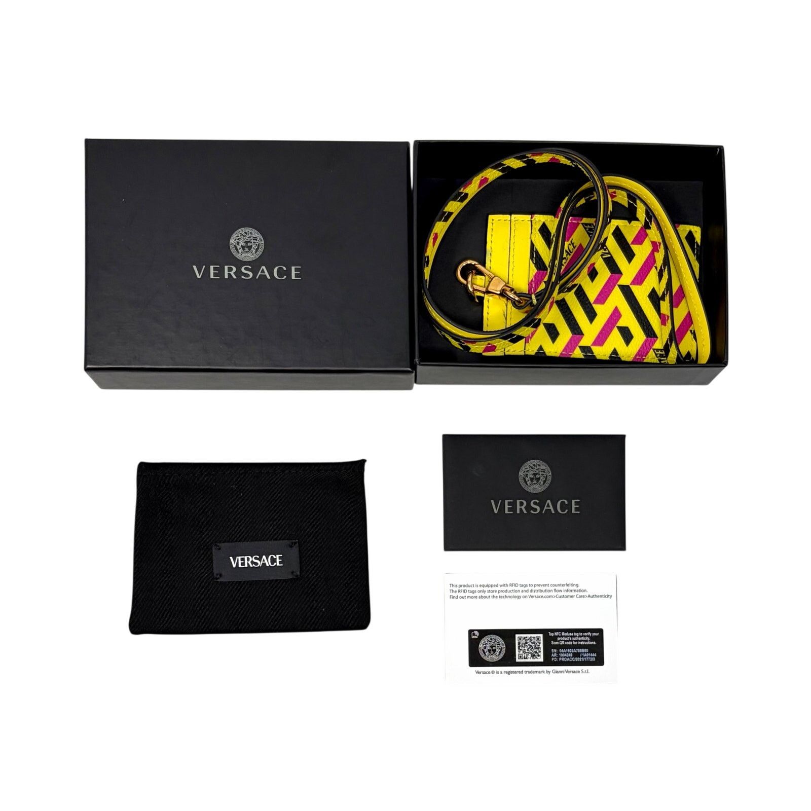 Versace Versace ‘La Greca’ ID / Card Case Size ONE SIZE - 2 Thumbnail