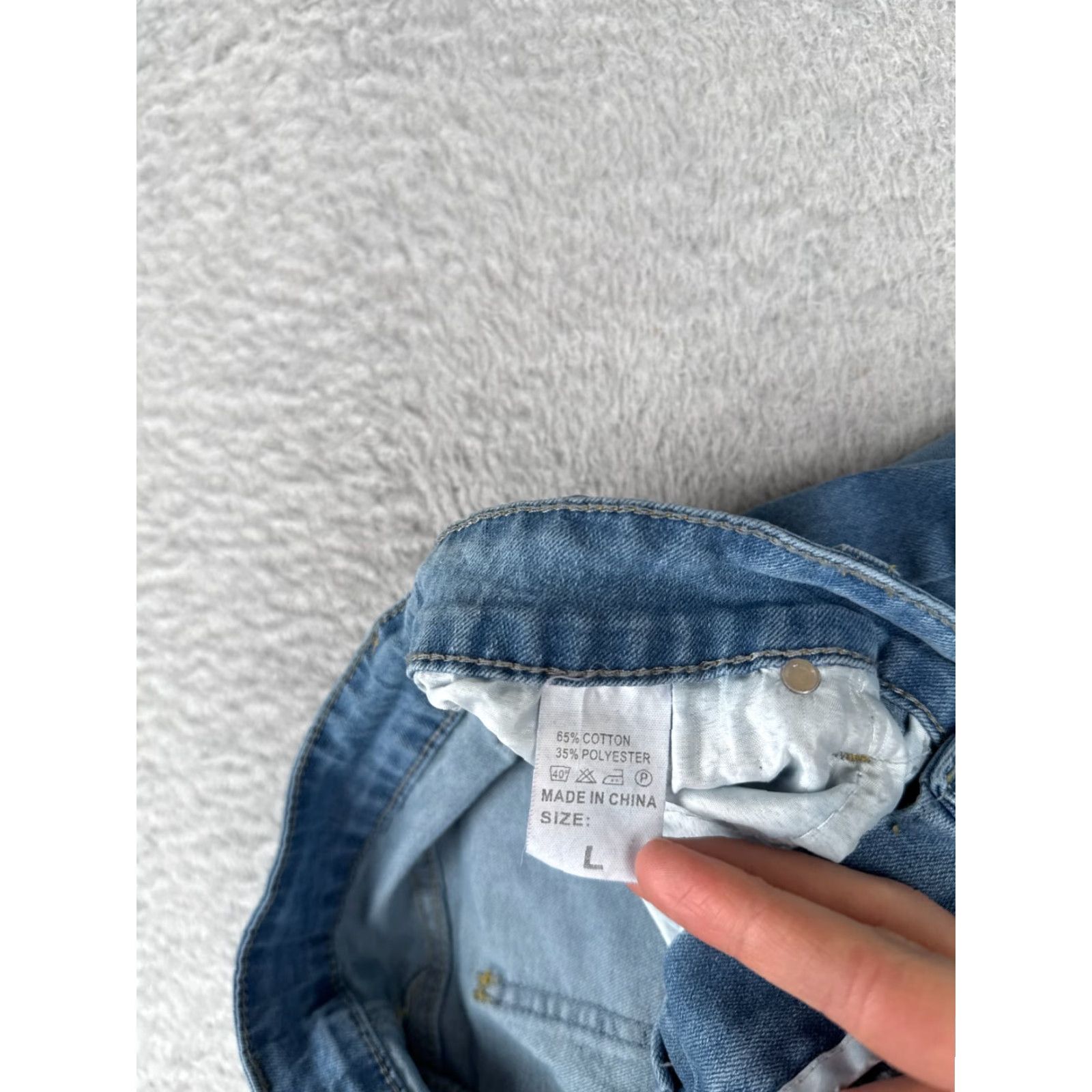 Vintage Jeans Women 30 Blue Denim Bootcut Flared Light Wash High Rise Cotton Blend 30x31 Size 30" / US 8 / IT 44 - 6 Thumbnail