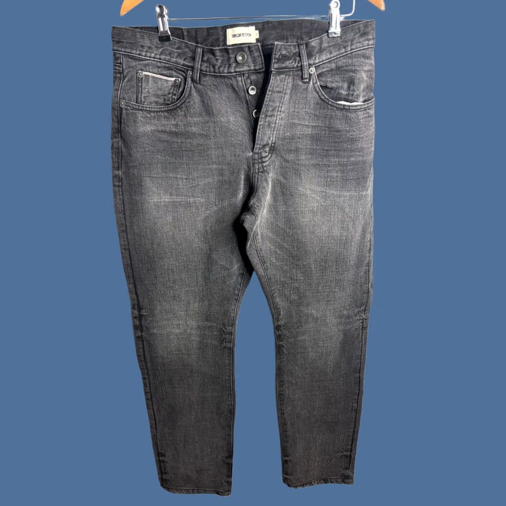 Taylor Stitch Taylor Stitch Denim Jeans Men's 33x30 Slim Straight Blue Cotton 5-Pocket Logo Vintage City Hipster Mens Size US 33 - 1 Thumbnail