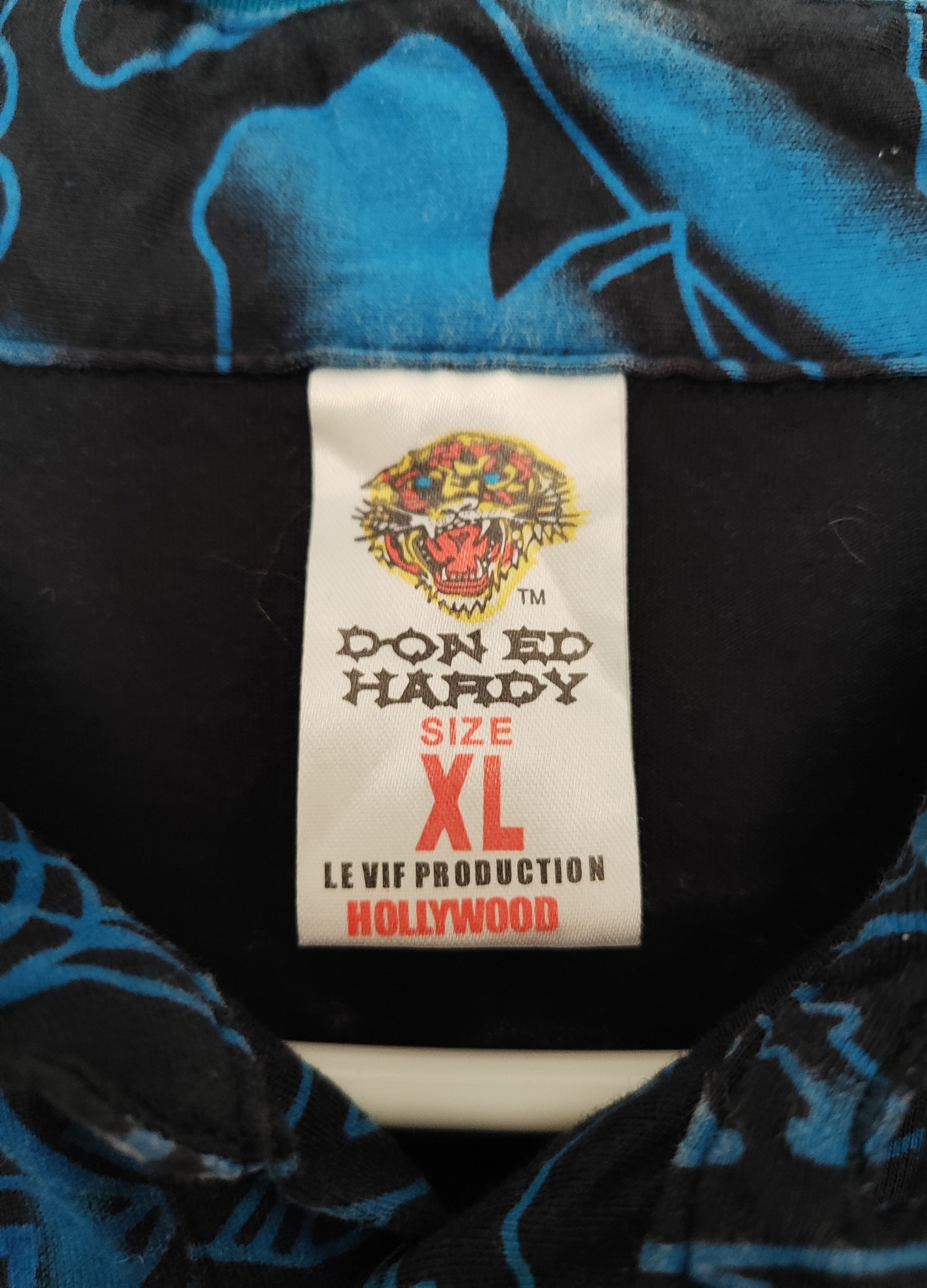 Ed Hardy Ed Hardy Tattoo Long Sleeve – Y2K Size US M / EU 48-50 / 2 - 2 Thumbnail