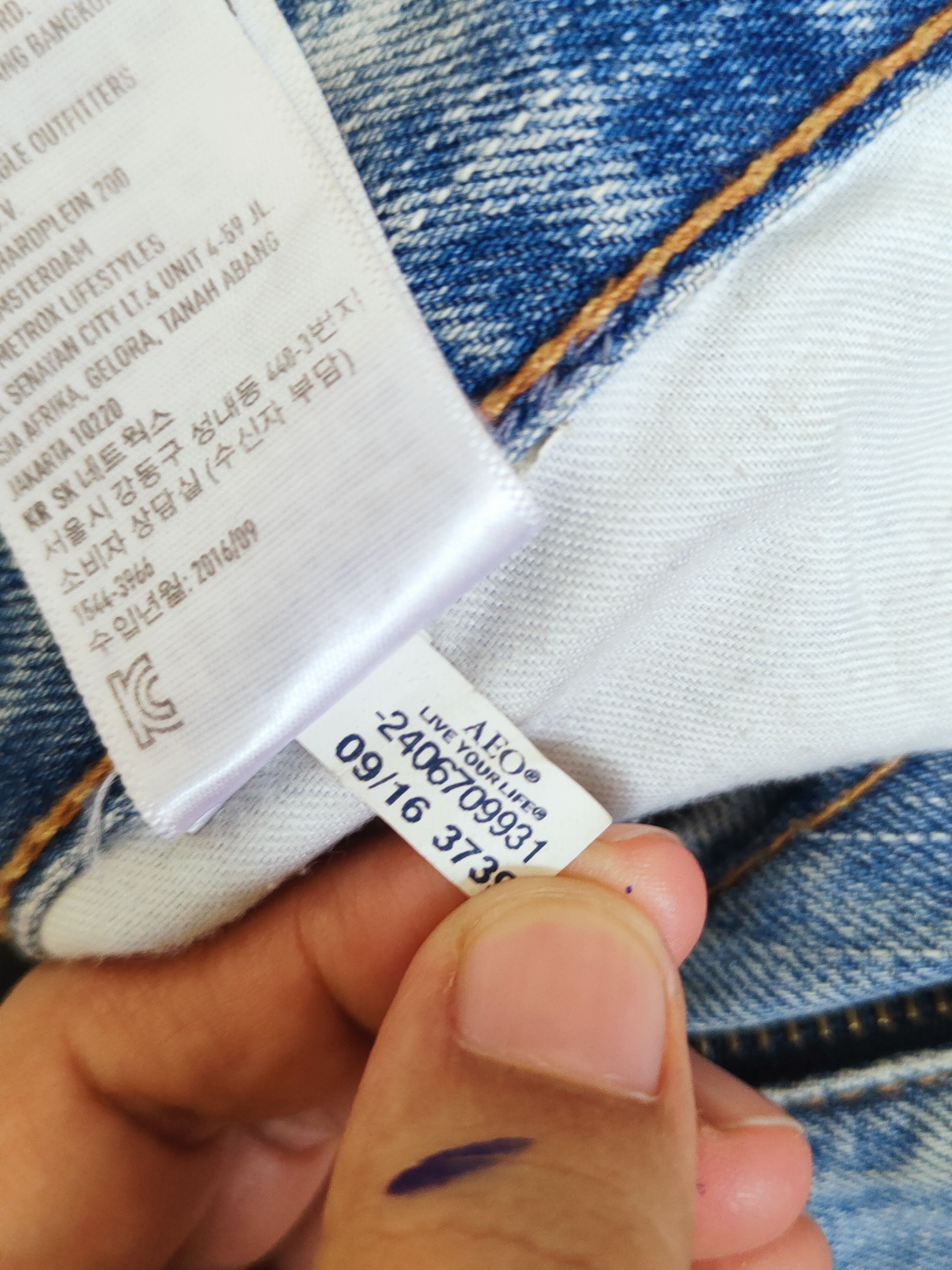 Japanese Brand American Eagle Outfitters Distressed Ripped Jeans #S2768 Size US 30 / EU 46 - 16 Thumbnail