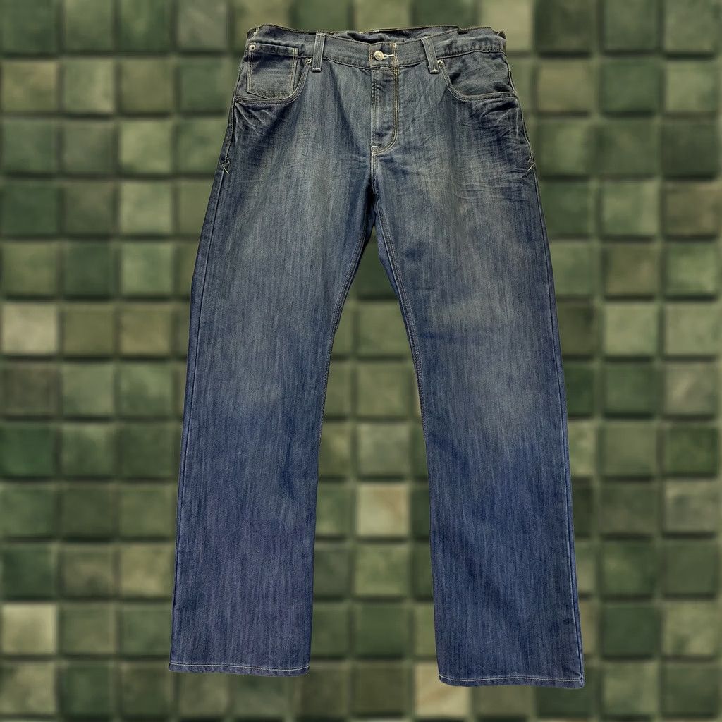 Levi's Levi’s 514 Jeans Mens 36x32 Denim Blue Regular 5-Pocket Straight ZIP Vintage N/A Size US 36 / EU 52 - 1 Thumbnail