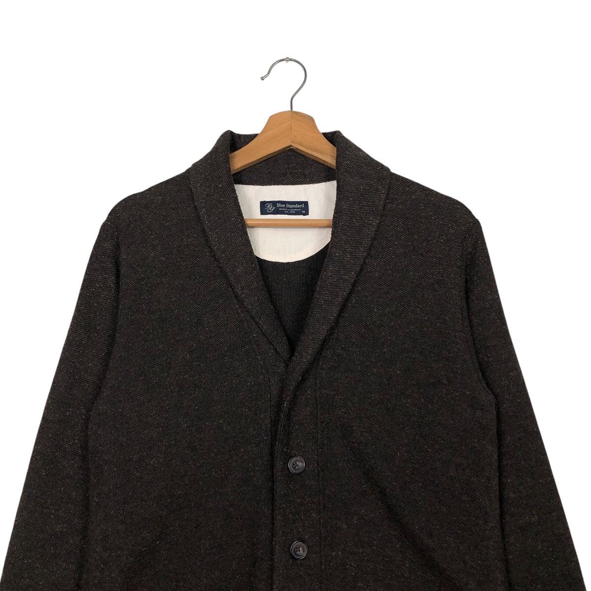 Japanese Brand × Vintage 📌Vintage Wool Chore Jacket Blue Standard Issey Miyake Size US M / EU 48-50 / 2 - 4 Thumbnail