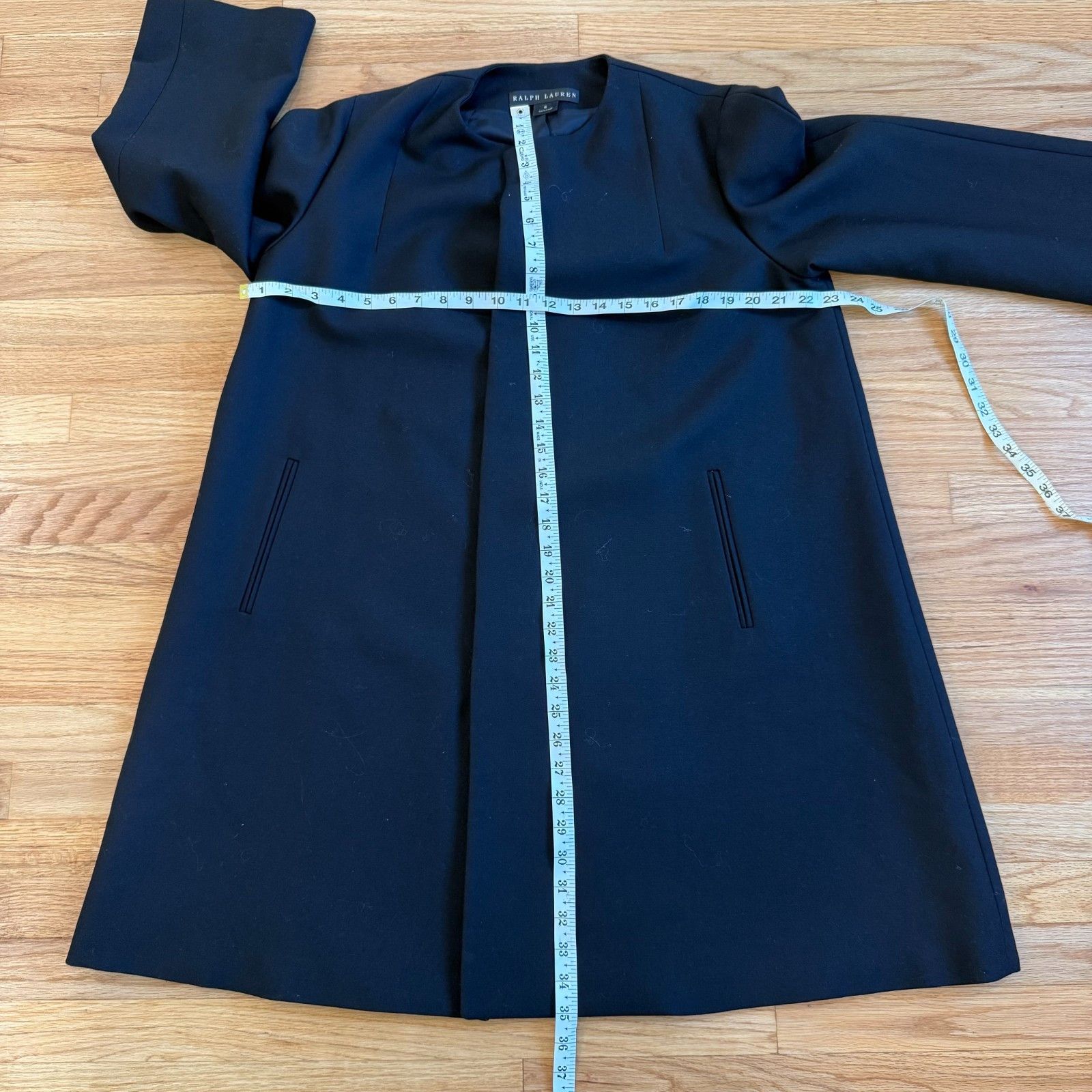 Ralph Lauren Black Label Ralph Lauren Black Label Wool Magnetic Collarless Overcoat Size M / US 6-8 / IT 42-44 - 4 Thumbnail