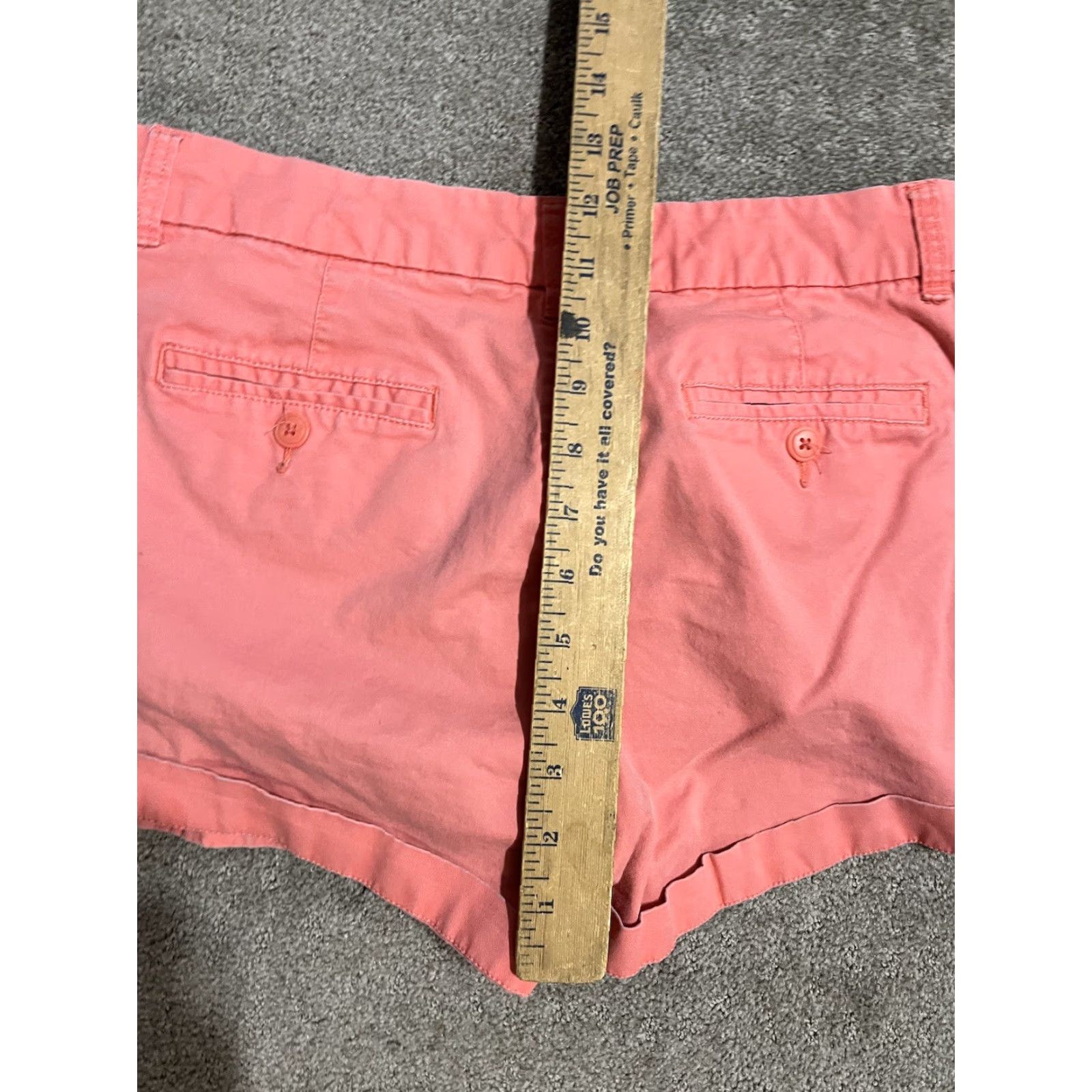 Gap GAP Pink Mid Rise Chino Shorts Women’s Size 8 3” Inseam Cotton Stretch Size 30" / US 8 / IT 44 - 4 Thumbnail
