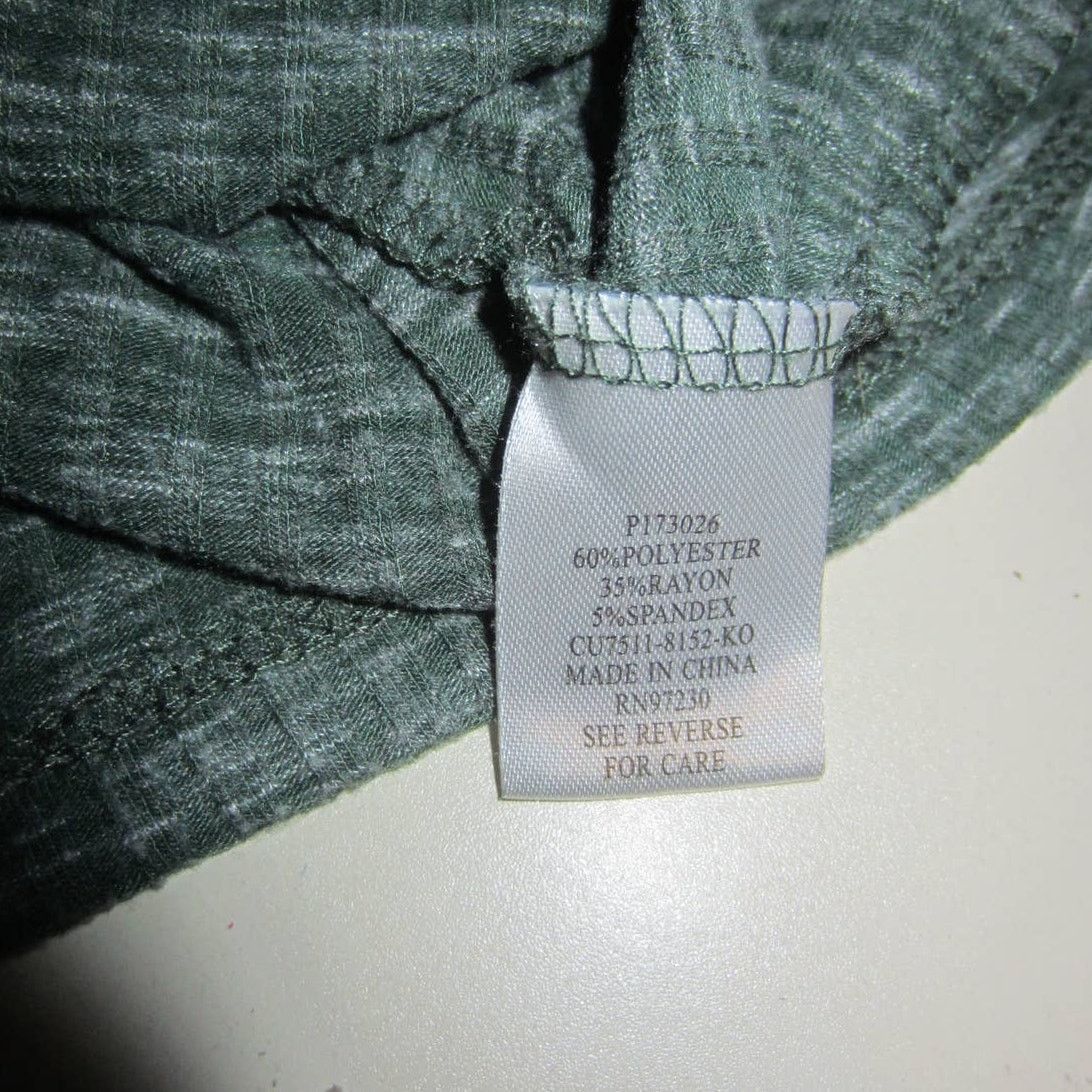 Almost Famous Minimalist Green Sleeveless Swing Dress Almost Famous 1X Size XXL / US 16-18 / IT 52-54 - 6 Thumbnail