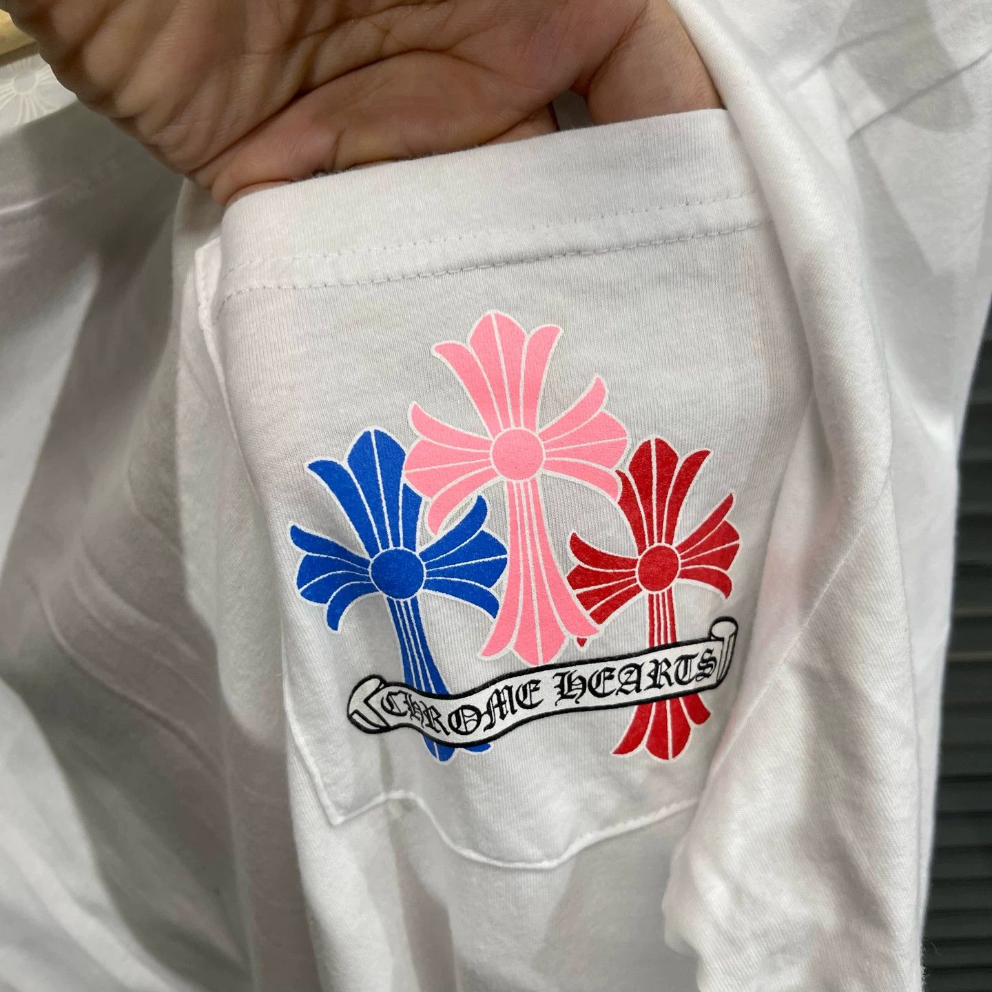 Chrome Hearts Chrome Hearts Color Cross Arms Sanskrit Long Sleeve XL 99 Size US XL / EU 56 / 4 - 4 Thumbnail