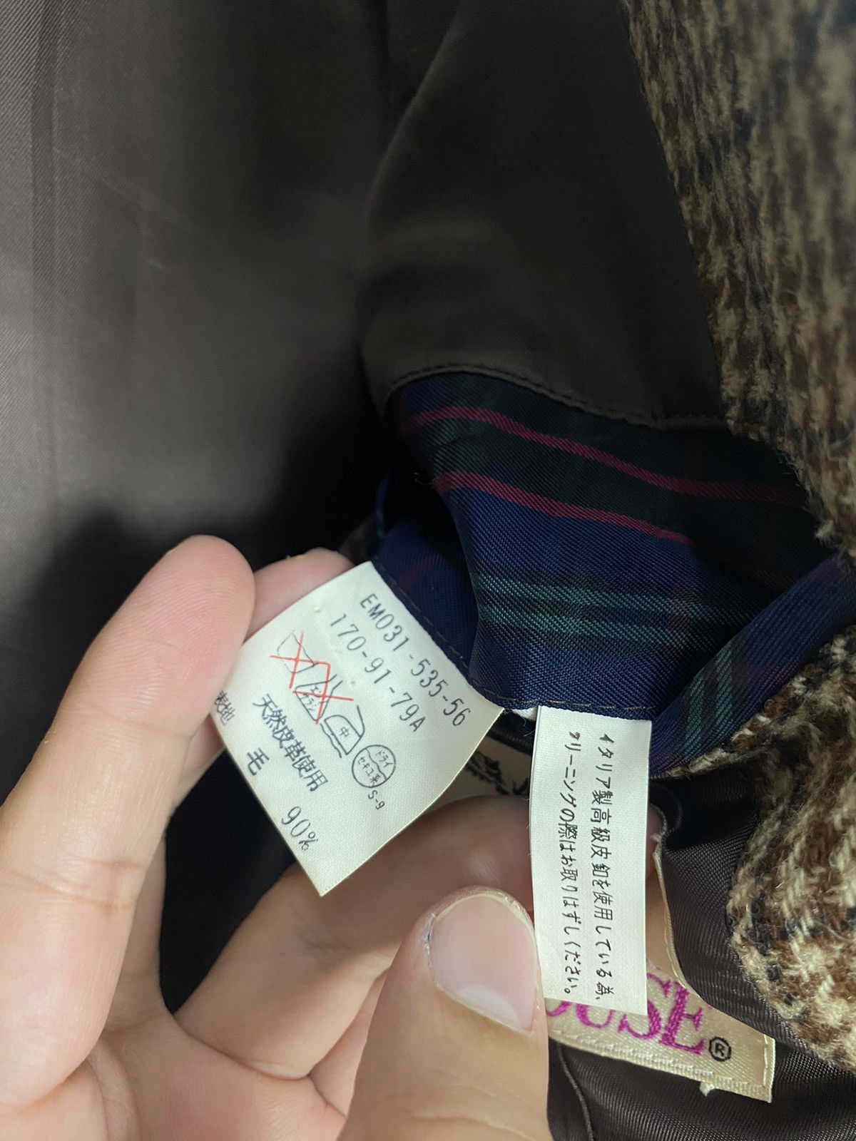 Vintage Rare‼️ Vintage The Scotch House Houndstooth Wool Coat Blazer Size US S / EU 44-46 / 1 - 6 Thumbnail