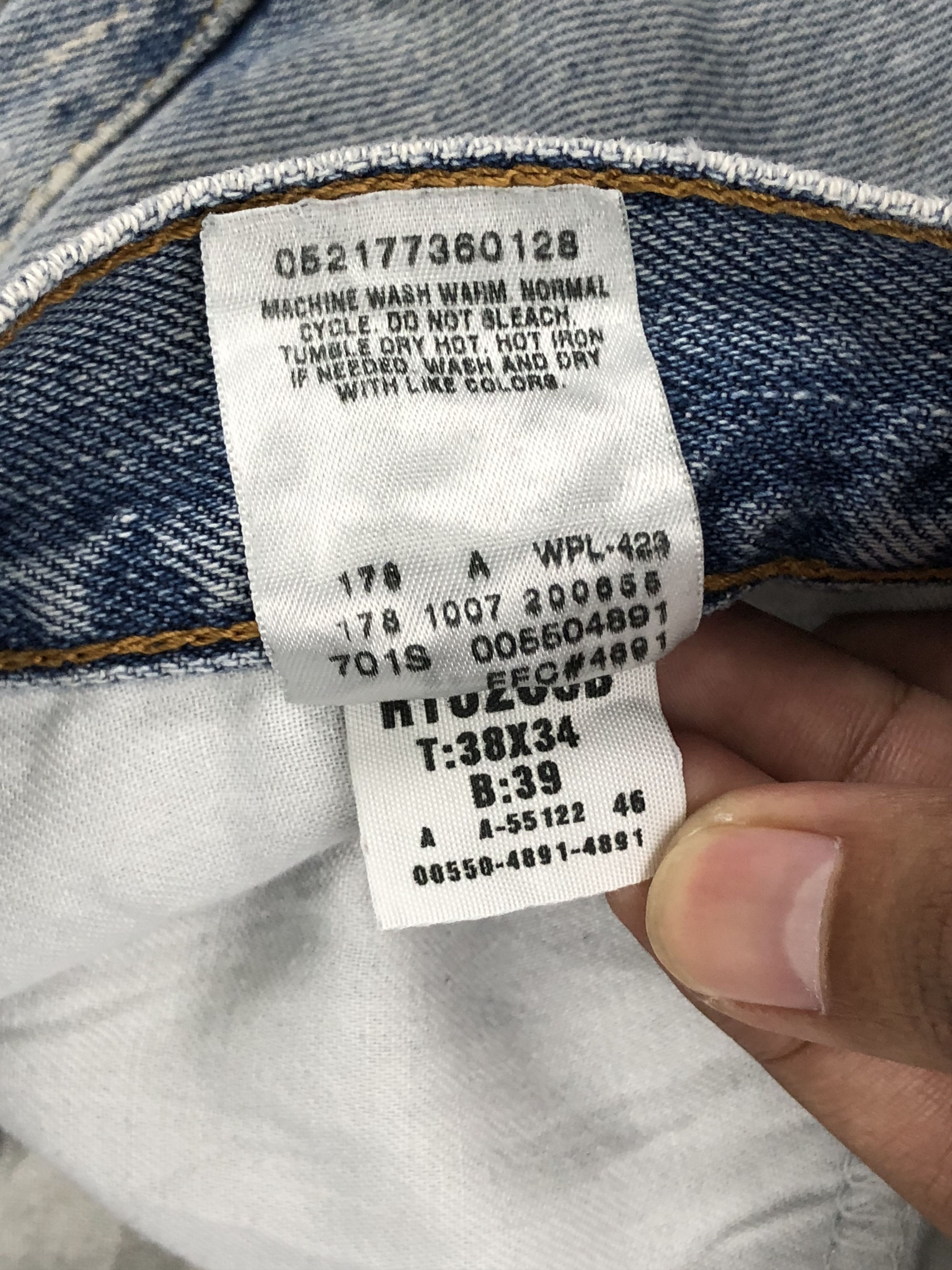 Levi's Vintage Levis 550 Relaxed Fit Jeans DPP0231 Size US 37 - 8 Thumbnail