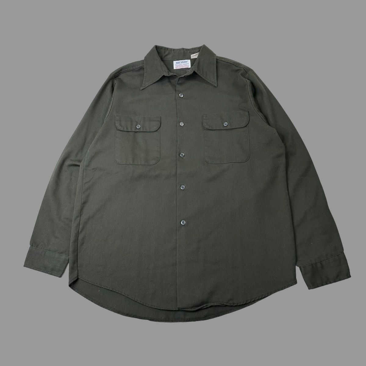 Vintage Vintage 1960s button up work shirt Size US L / EU 52-54 / 3 - 1 Thumbnail