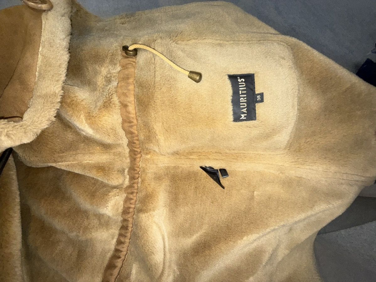 Vintage Vintage Shearling Hooded Coat – Brown Suede – Size 38 Size M / US 6-8 / IT 42-44 - 6 Thumbnail