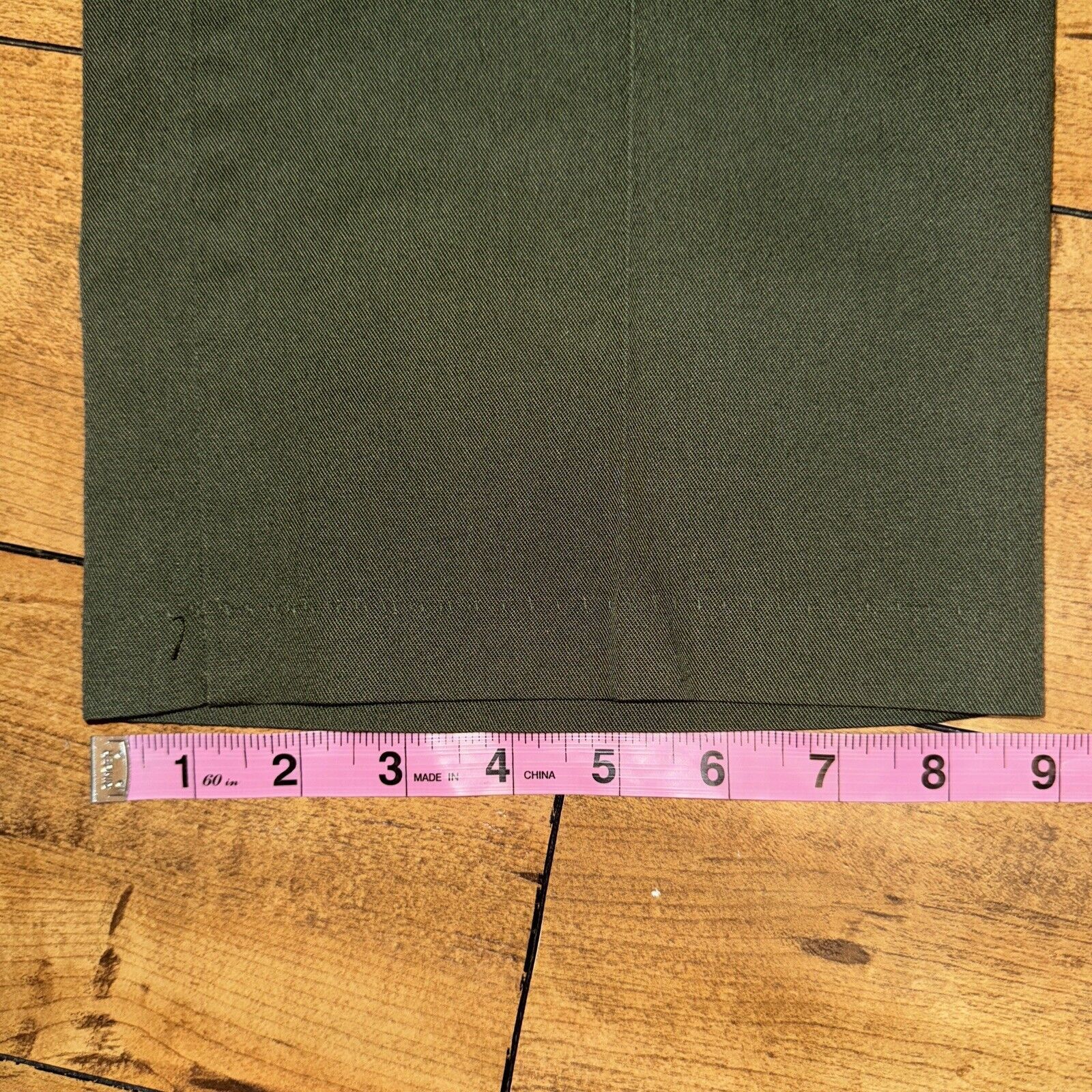 Sears × Vintage Vintage Sears Perma Pres Chino Pants Green 32x29 Military Size US 32 / EU 48 - 2 Thumbnail