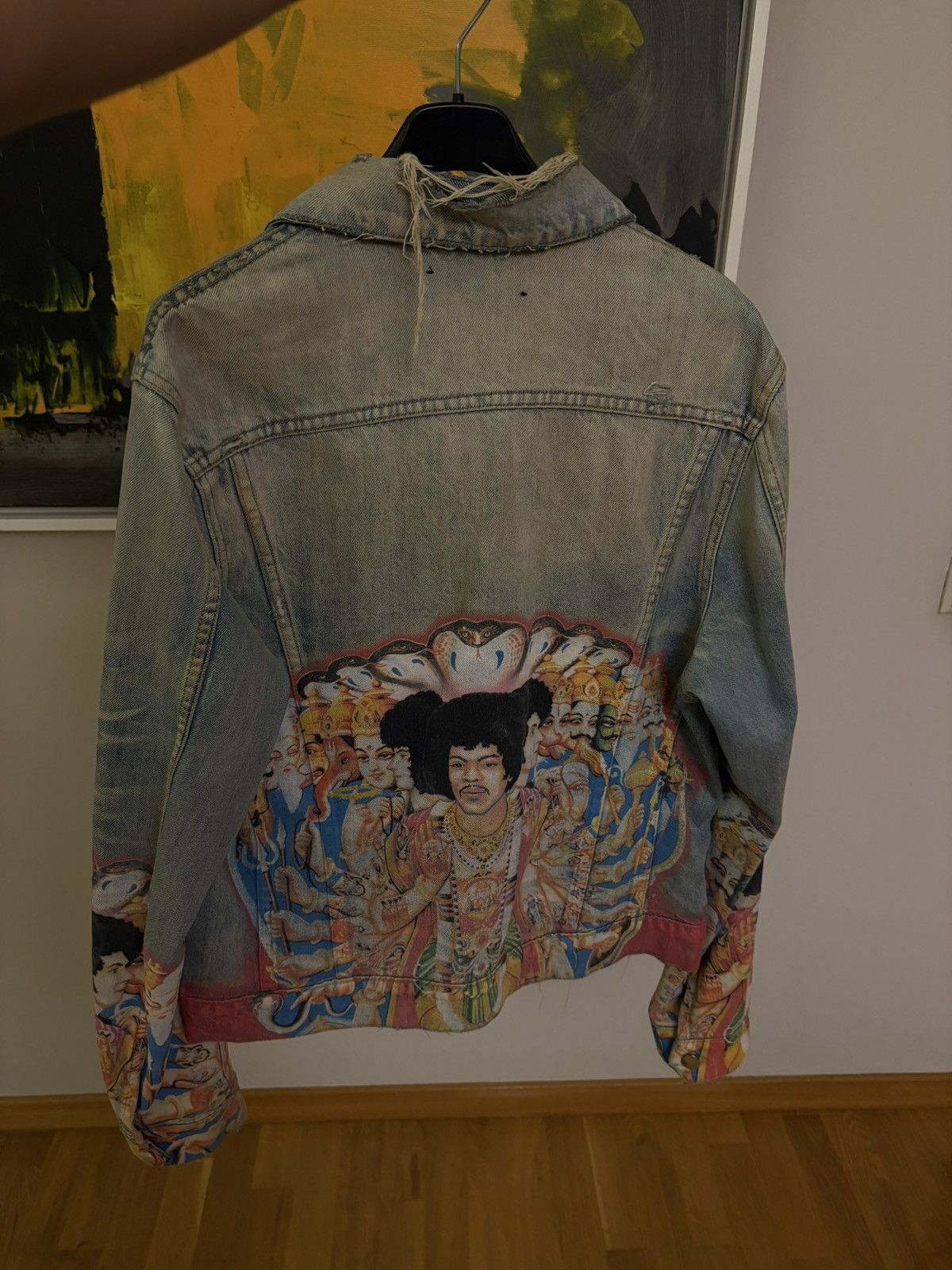 Amiri Amiri Jimi Hendrix Denim Jacket Size US M / EU 48-50 / 2 - 2 Thumbnail