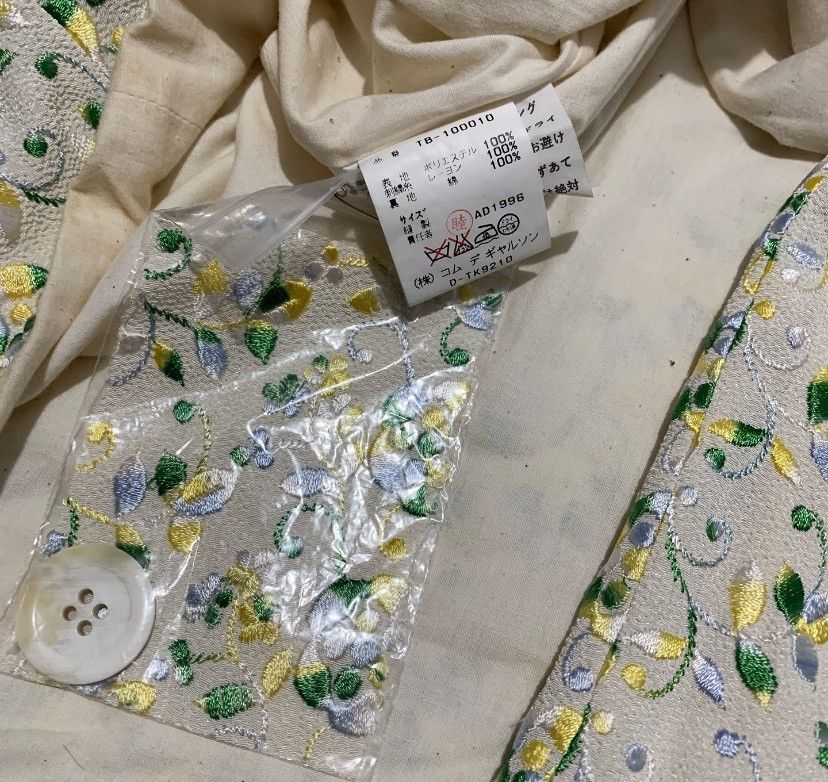 Comme des Garcons × Tricot Comme des Garcons Comme des Garcons tricot floral embroidered jacket Size M / US 6-8 / IT 42-44 - 6 Thumbnail