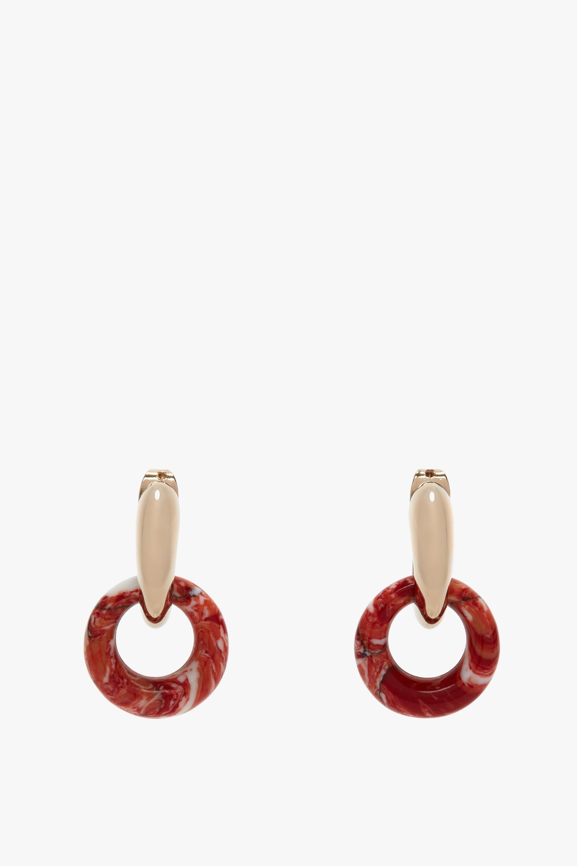 Victoria Beckham o1mle0525 Size: OS / Exclusive Resin Pendant Earrings Size ONE SIZE - 3 Thumbnail