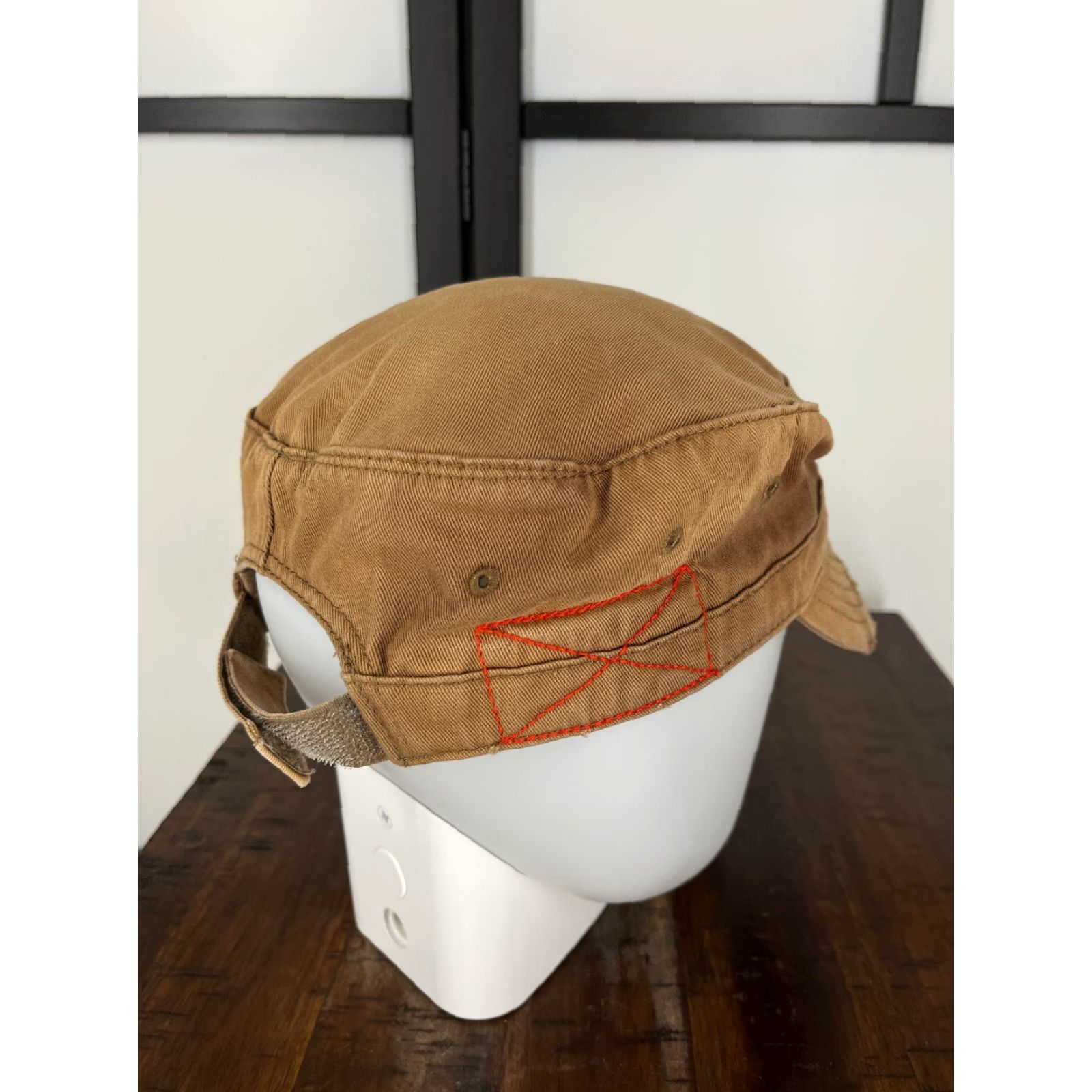 Vintage VINTAGE Cancun Mexico Army Hat Cap Strap Back One Size Beige Distressed Cotton Army Cap Unbranded Unisex Adults Size ONE SIZE - 7 Thumbnail