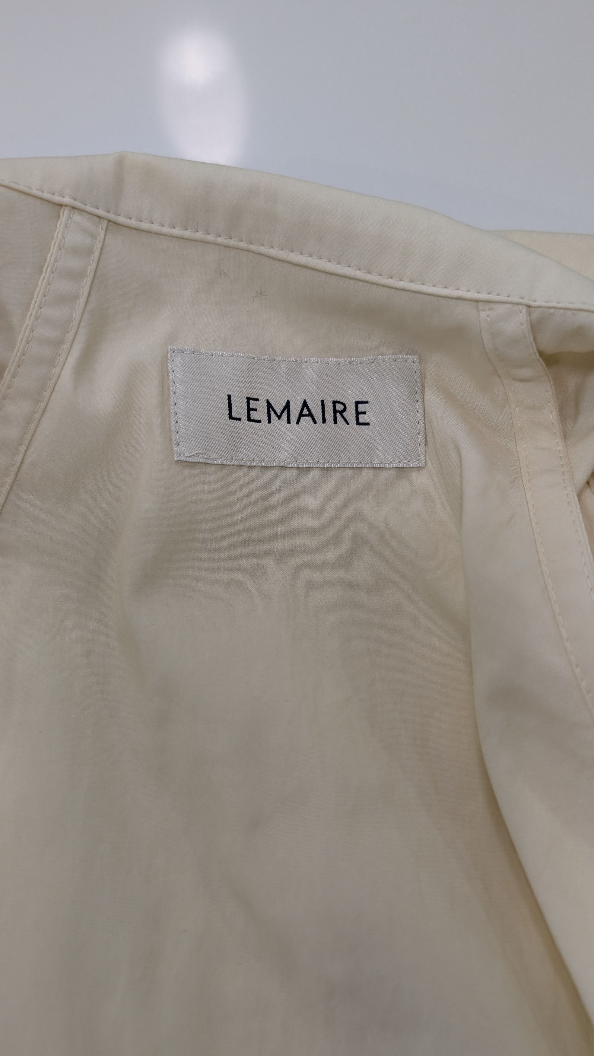 Lemaire Lemaire Creamy White Zipped Technical Blouson - Size LARGE Size US L / EU 52-54 / 3 - 10 Thumbnail