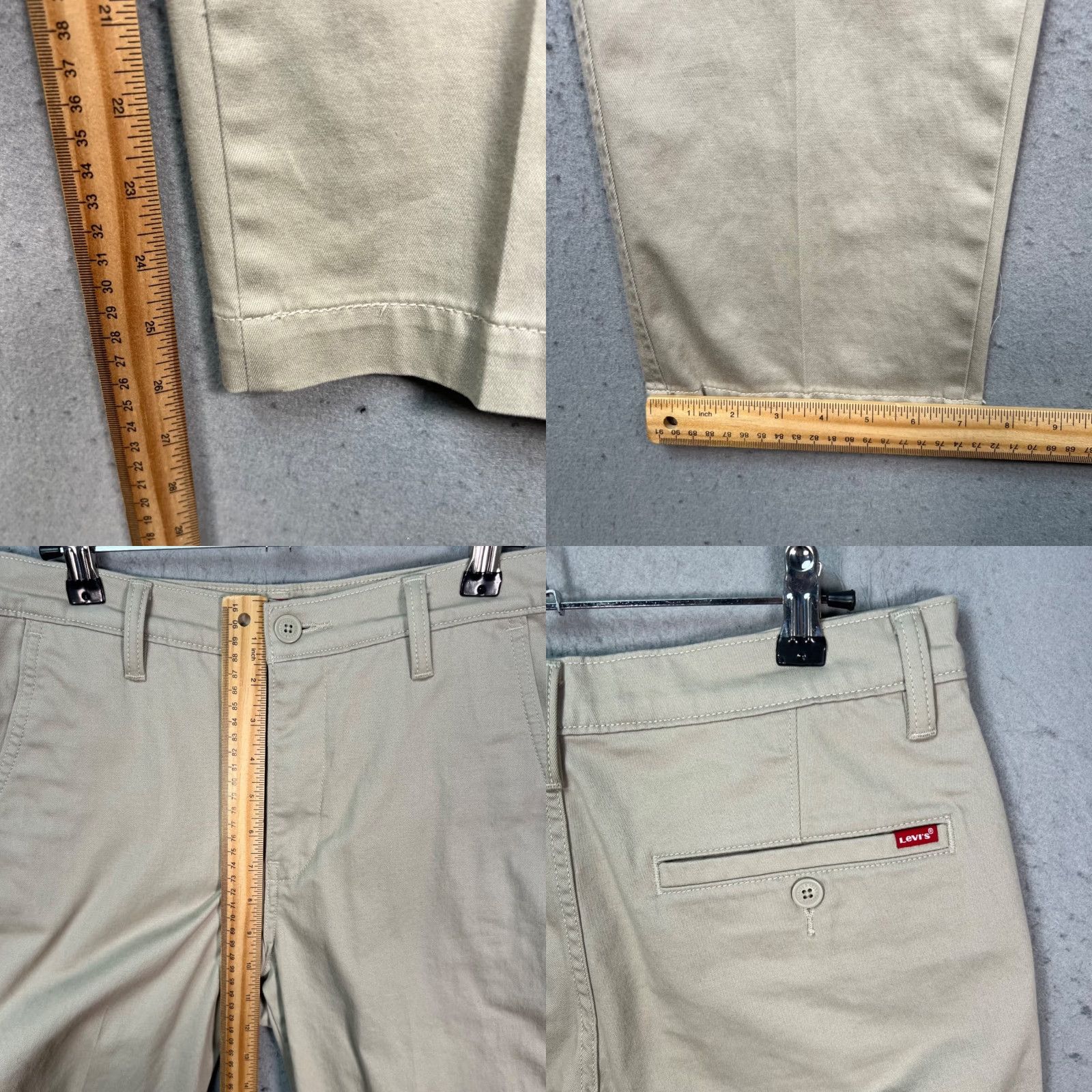 Levi's Levi's Men's Chino Pants Straight Beige 30 Size US 30 / EU 46 - 8 Thumbnail