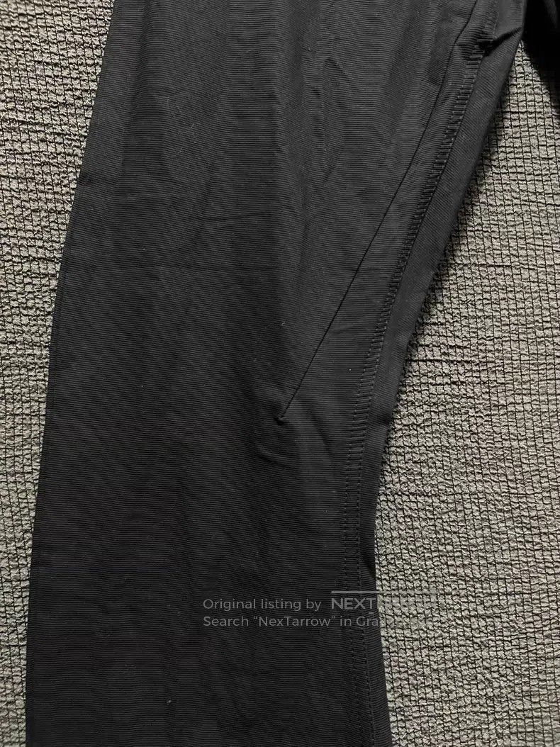 Rick Owens RICK OWENS size M Early Main Line Curved Knife Trousers Size US 27 - 3 Thumbnail