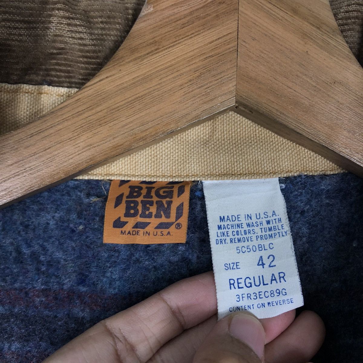 Toyo Enterprises 🔥70’s Vintage Chore Jacket Big Ben USA Blanket Lining Size US M / EU 48-50 / 2 - 17 Thumbnail