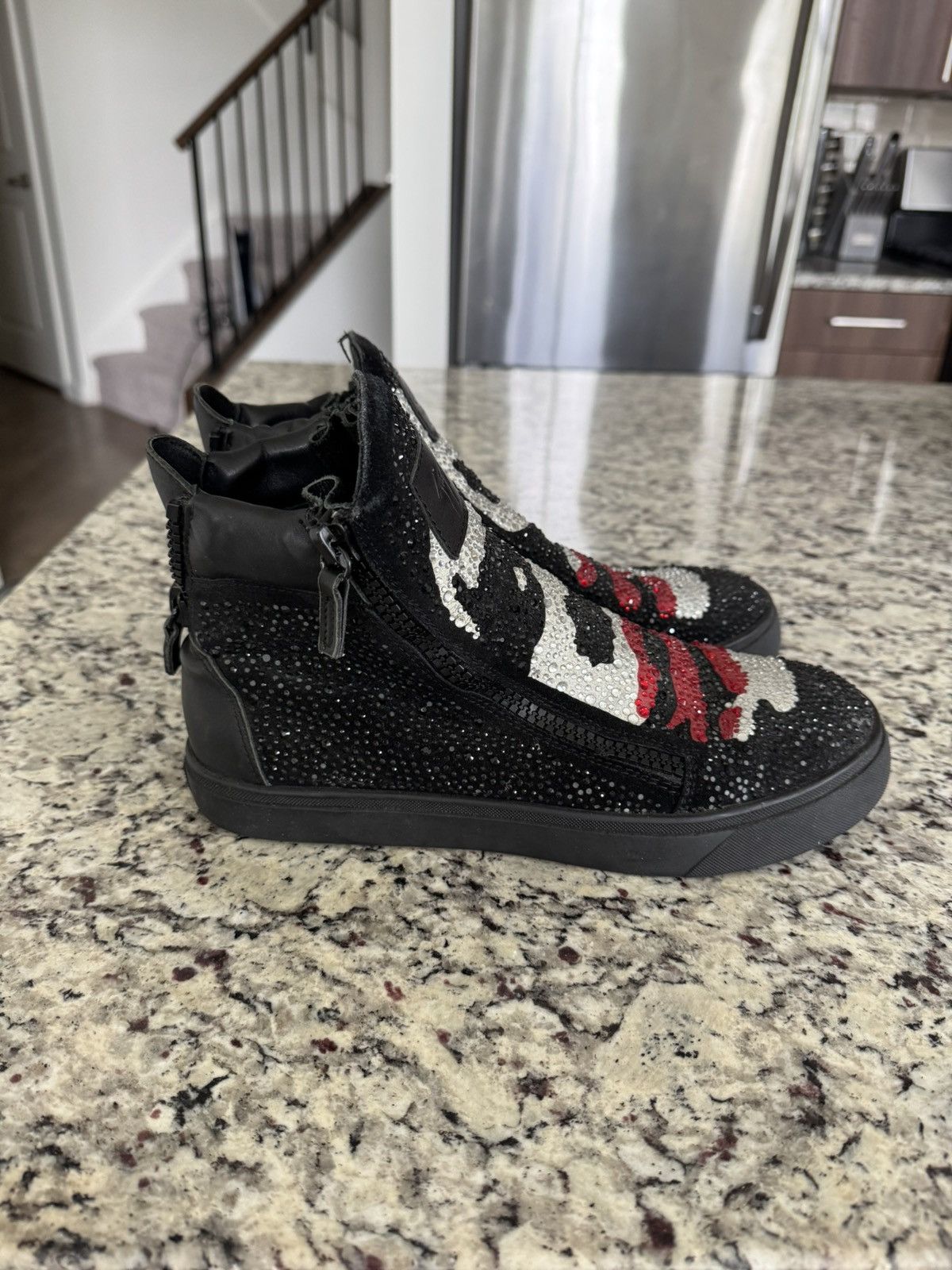 Giuseppe Zanotti Giuseppe Zanotti Swarovski Studded Size US 8 / EU 41 - 4 Thumbnail