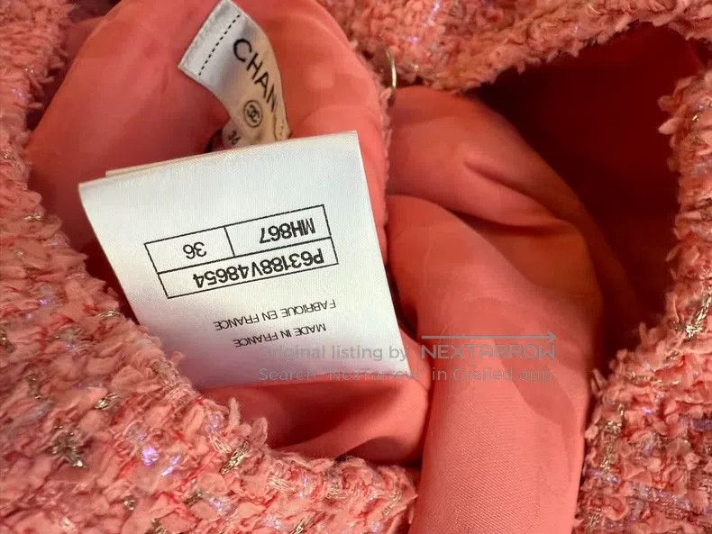 Chanel Chanel 20p orange suit jacket with skirt Size XS / US 0-2 / IT 36-38 - 7 Thumbnail