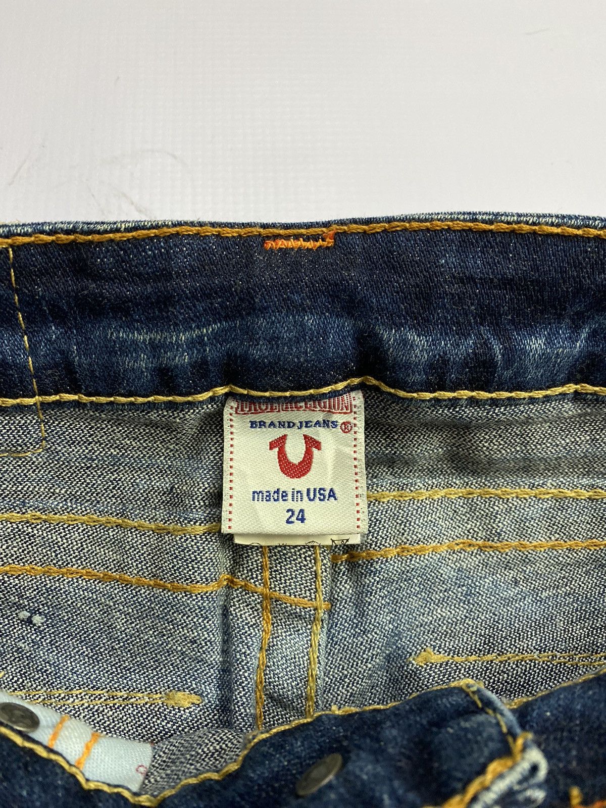 If Six Was Nine × Japanese Brand × Le Grande Bleu (L.G.B.) 2000s True Religion Flare Jean Size US 28 / EU 44 - 4 Thumbnail