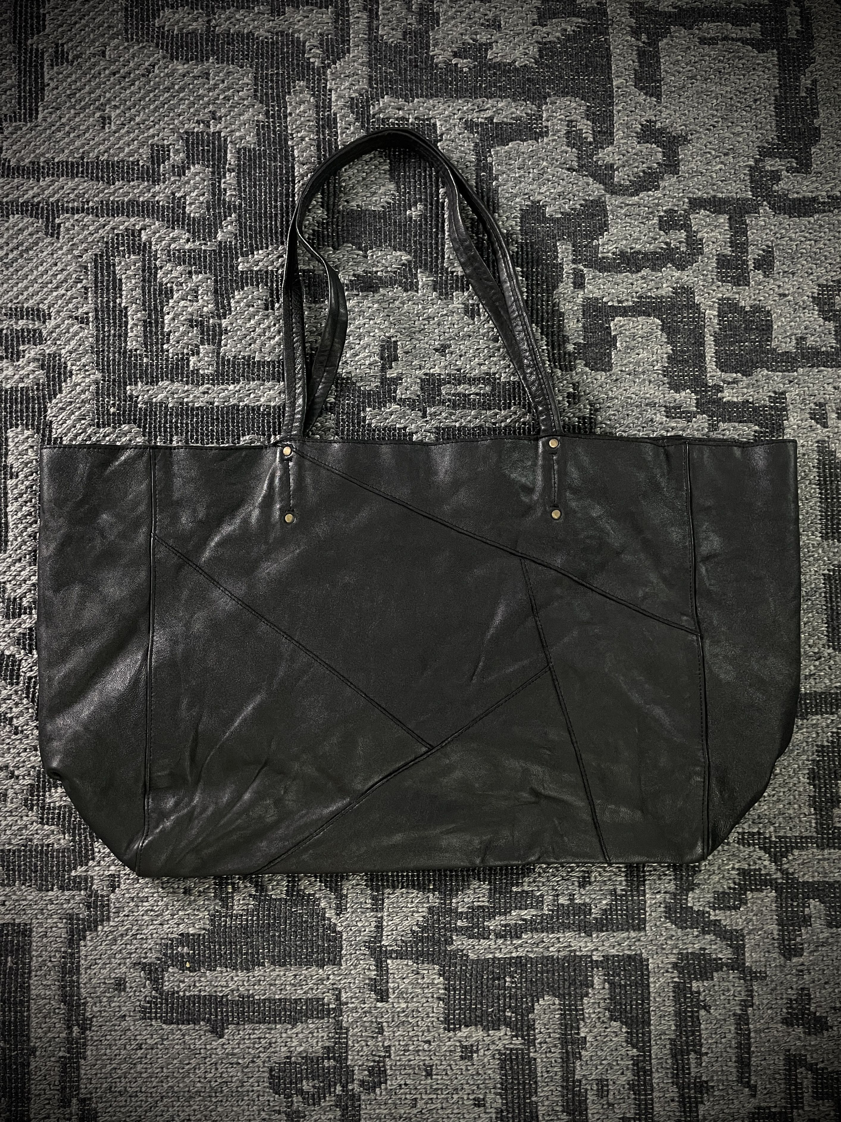 Tornado Mart Tornado Mart Python Sheep&Goat Leather Tote Bag Size ONE SIZE - 5 Thumbnail