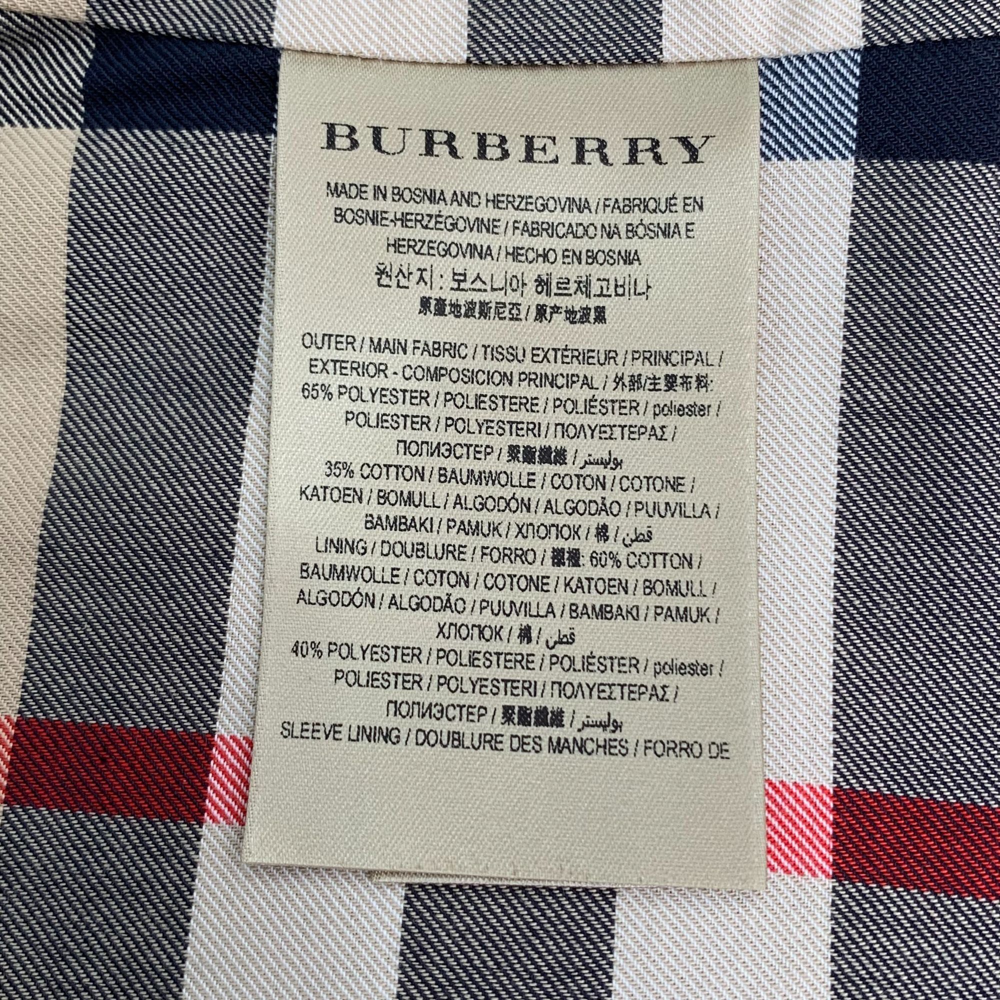 Burberry Burberry Military Green Double-Breasted Trench Coat (Size 4 Size M / US 6-8 / IT 42-44 - 4 Thumbnail