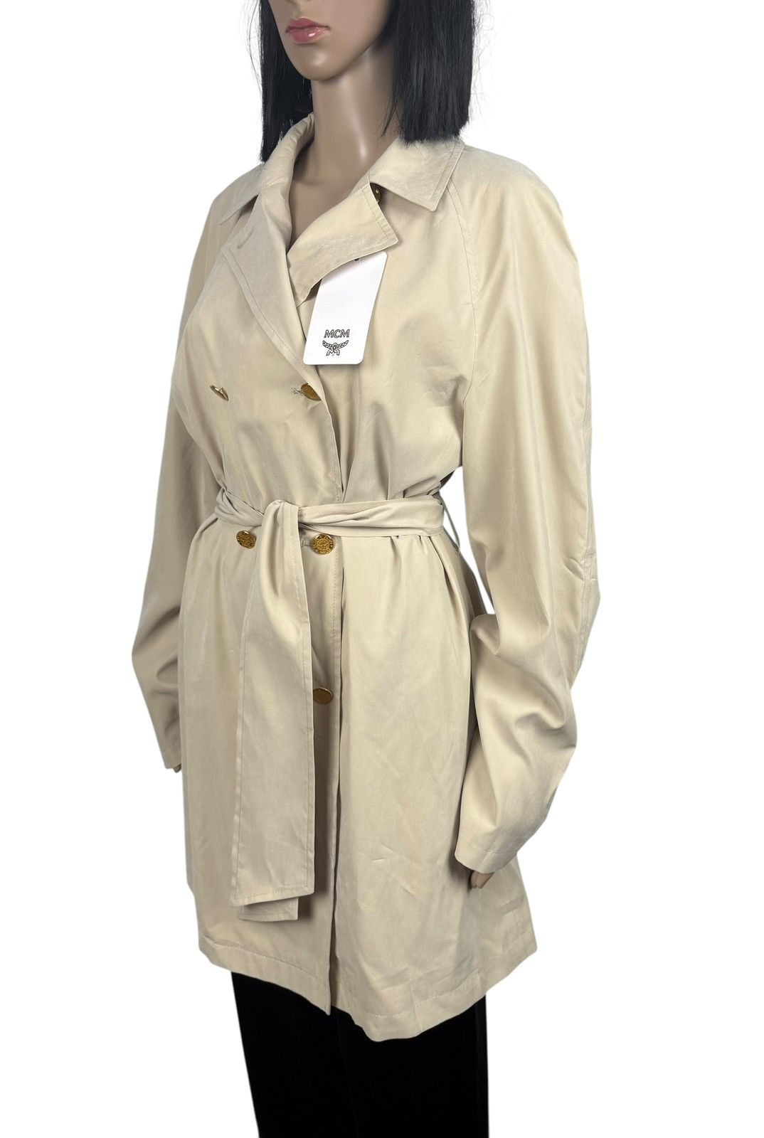 MCM MCM Munich Trench Coat Belted Beige size 44 Size M / US 6-8 / IT 42-44 - 6 Thumbnail