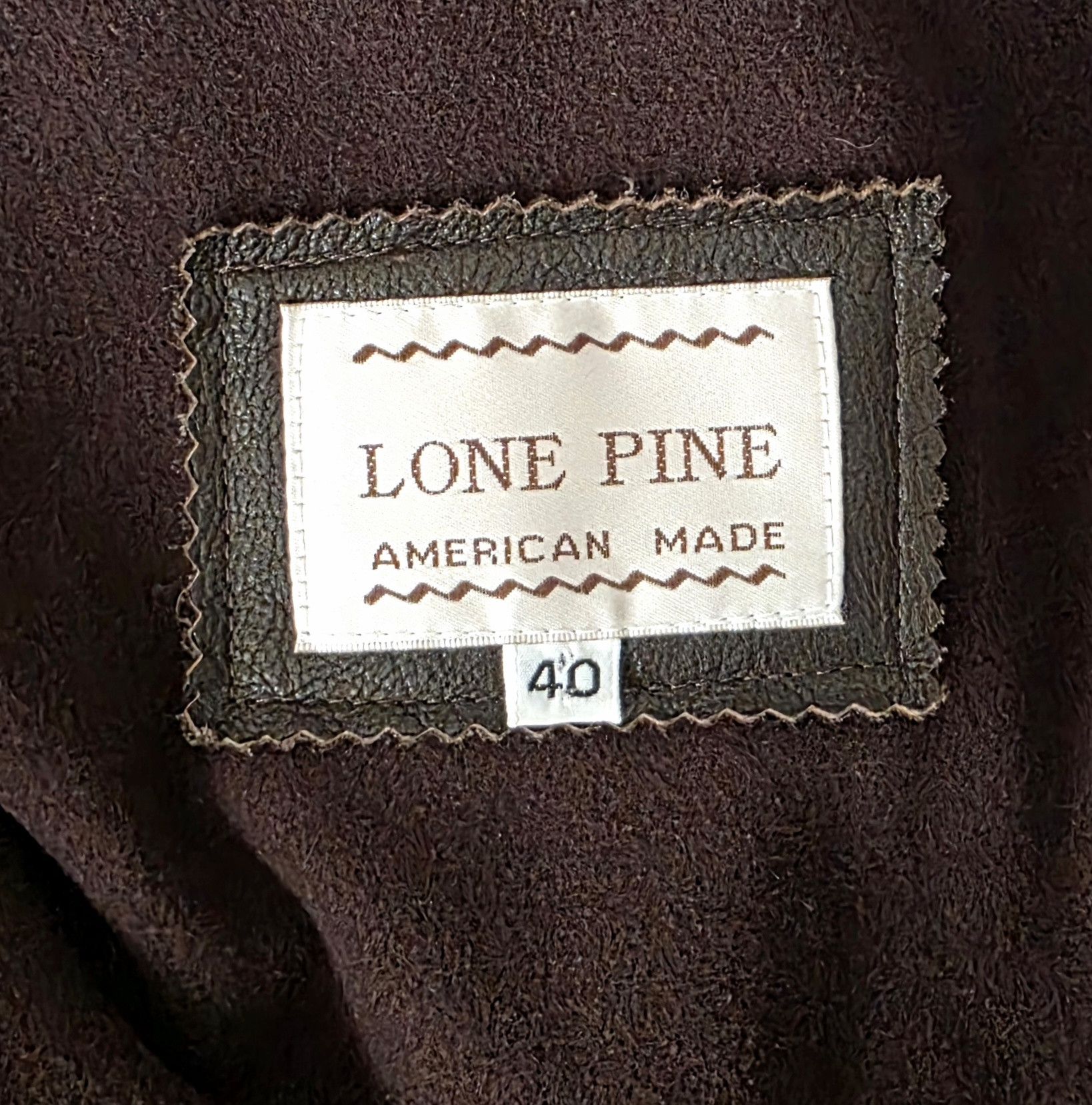 Other Lone Pine American Made Leather Jacket Aspen Mens sz 40 Size US L / EU 52-54 / 3 - 9 Thumbnail