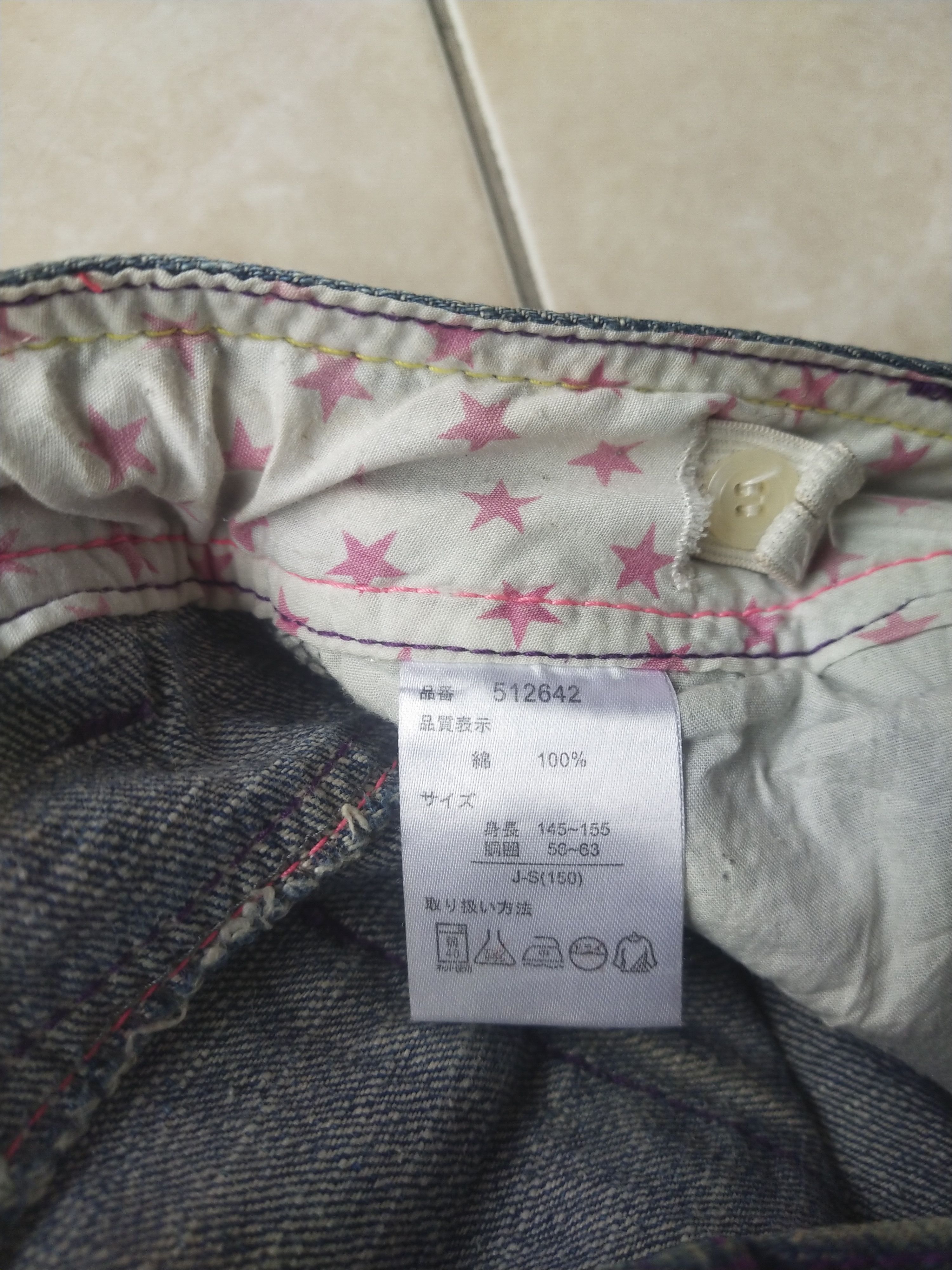 Fiorucci Fiorucci J-S Color Stitch Denim Shorts – Y2K Harajuku Size 28" / US 6 / IT 42 - 7 Thumbnail