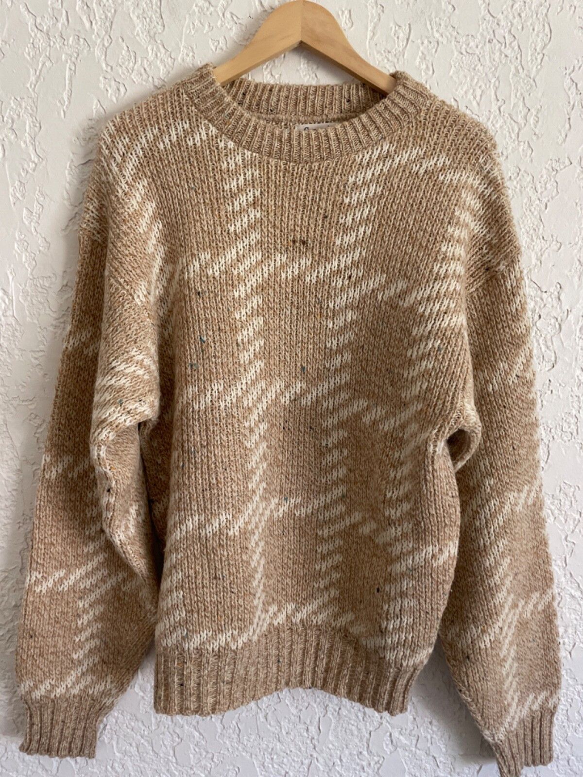 Giorgio Armani 🔥 GIORGIO ARMANI® RARE 90s Wool Speckled Fisherman Sweater Size US XL / EU 56 / 4 - 3 Thumbnail