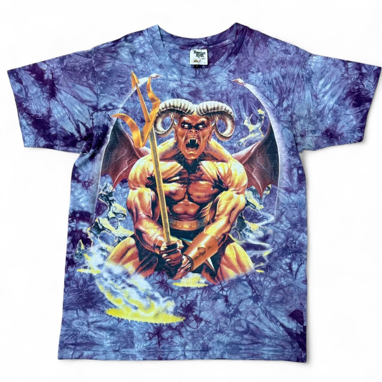 Other Vintage 90s Devil Satan Lucifer Demon men's t-shirt size L Size US L / EU 52-54 / 3 - 1 Thumbnail